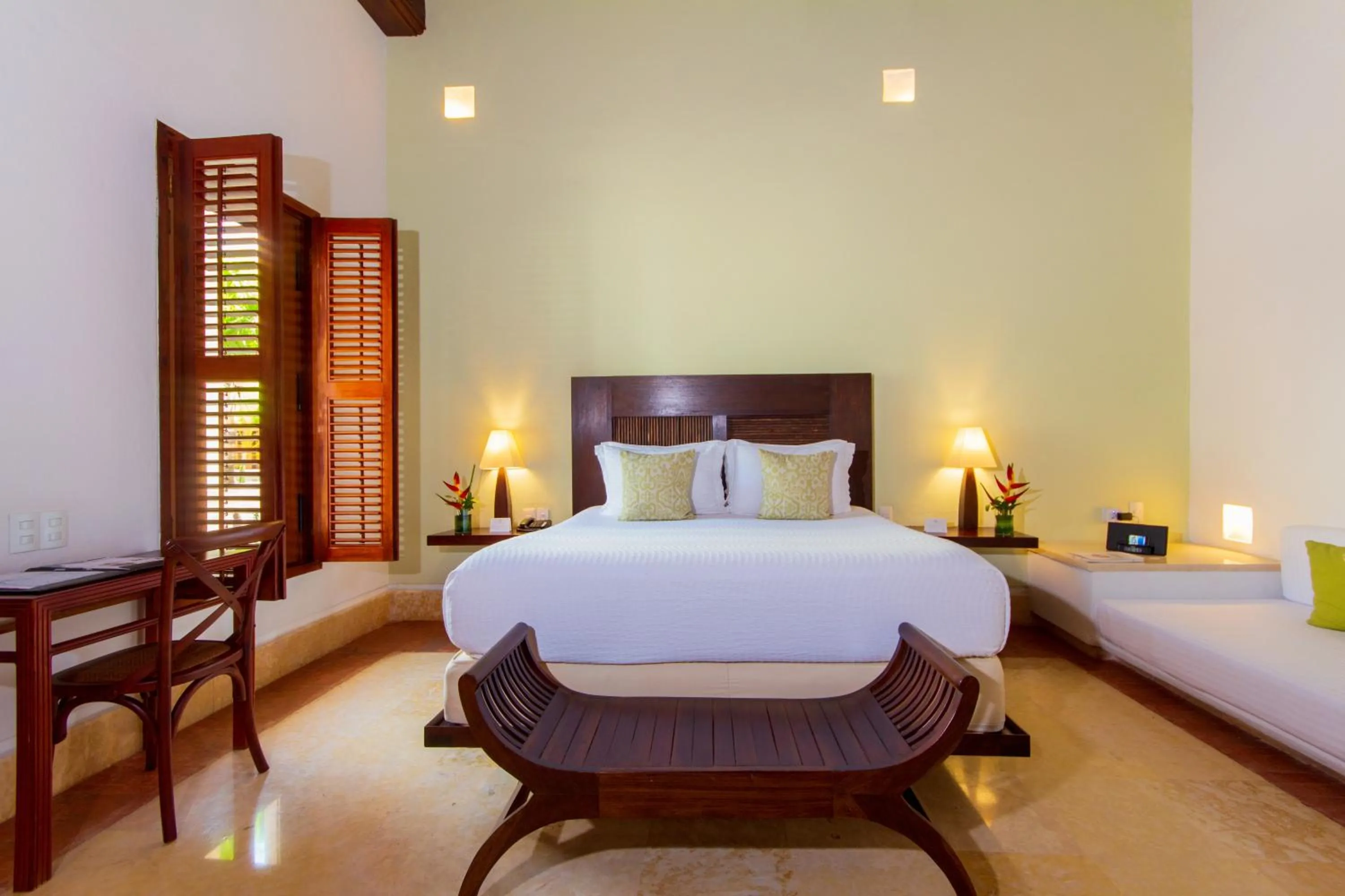 Bed in Hotel Quadrifolio