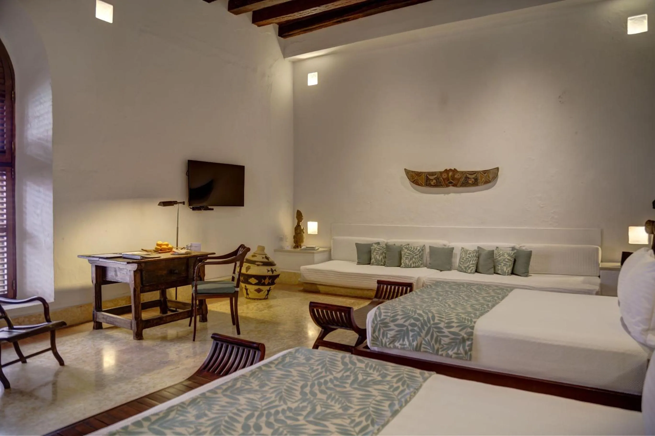 Bed in Hotel Quadrifolio