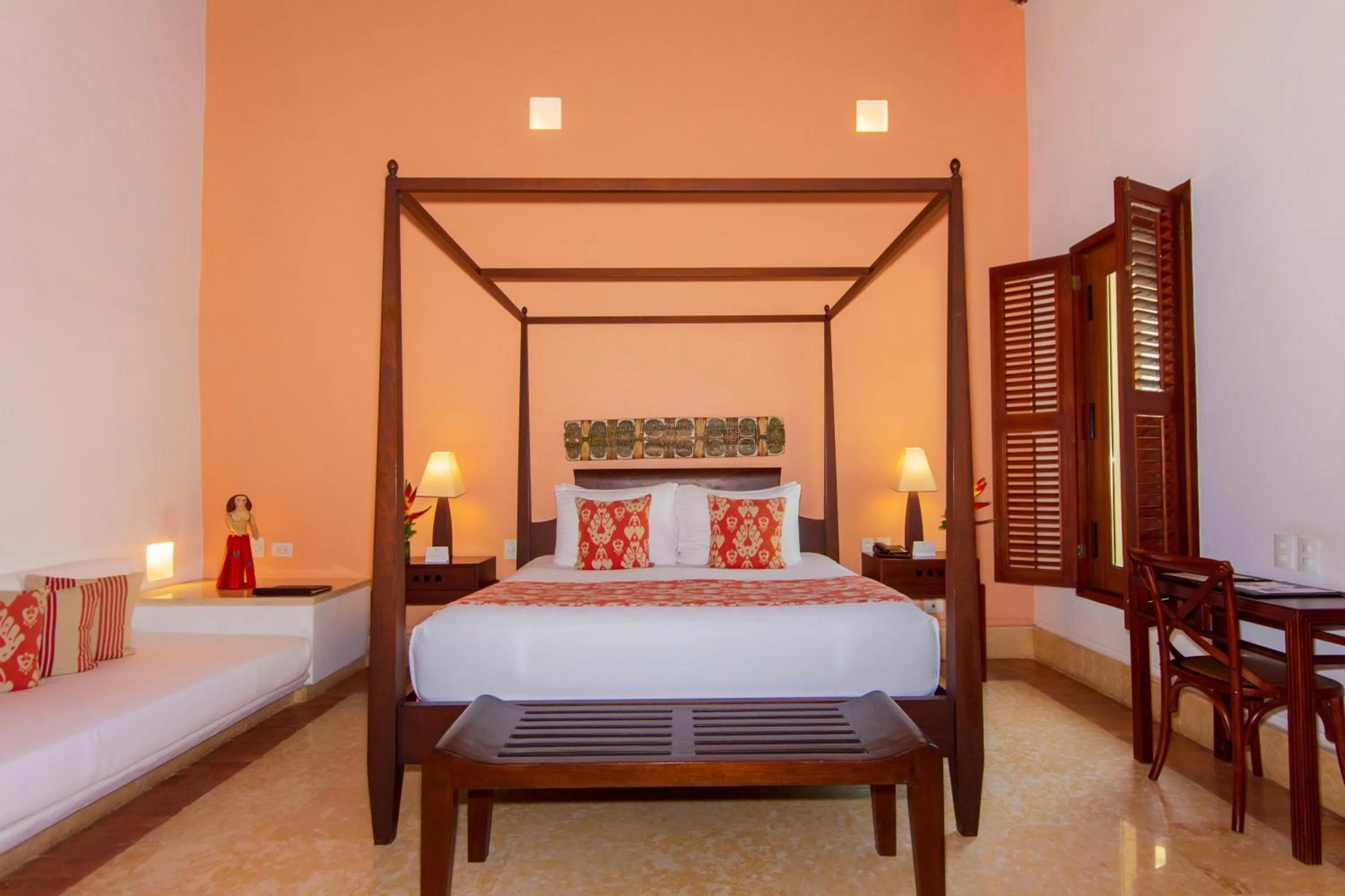 Bed in Hotel Quadrifolio