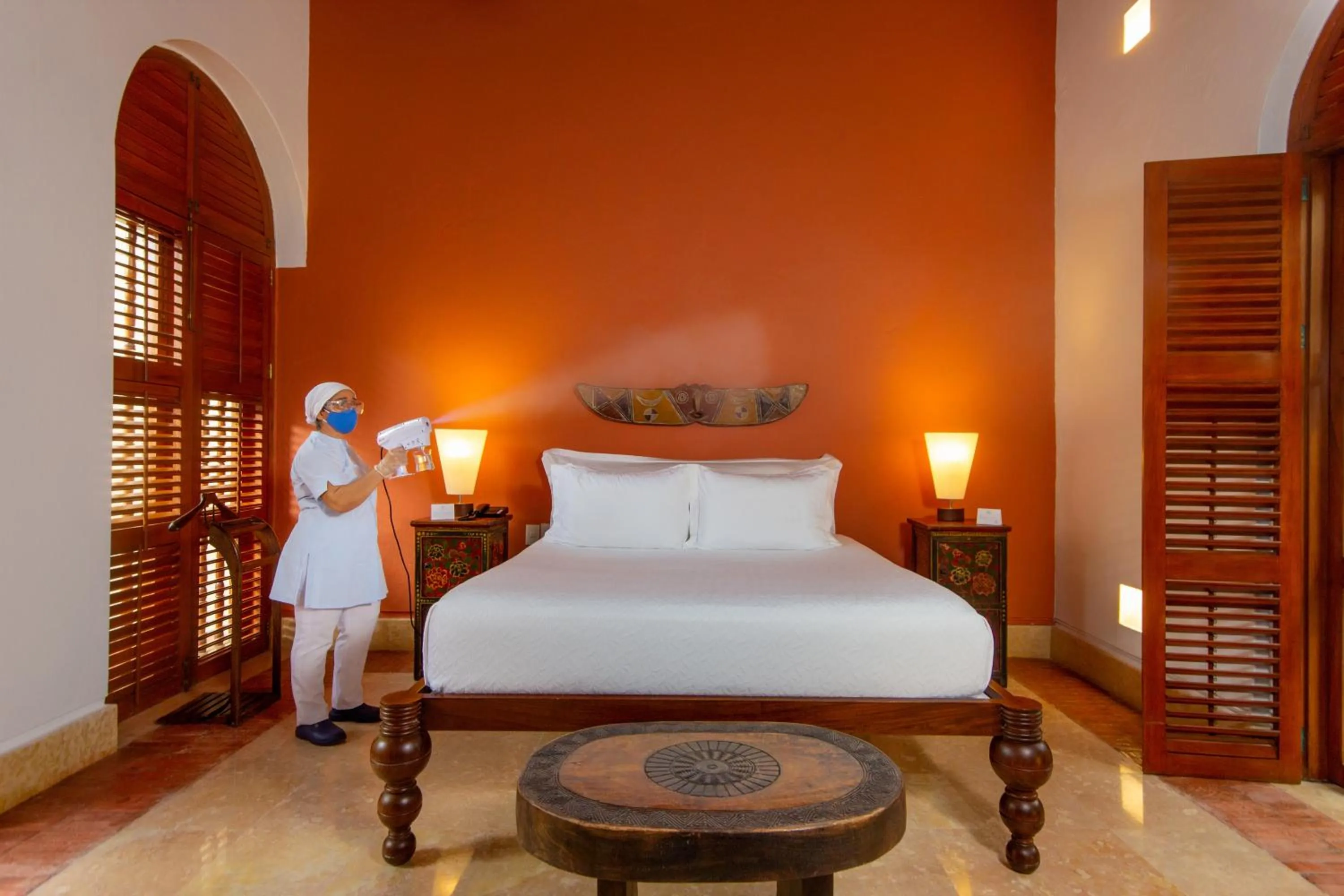 Bed in Hotel Quadrifolio