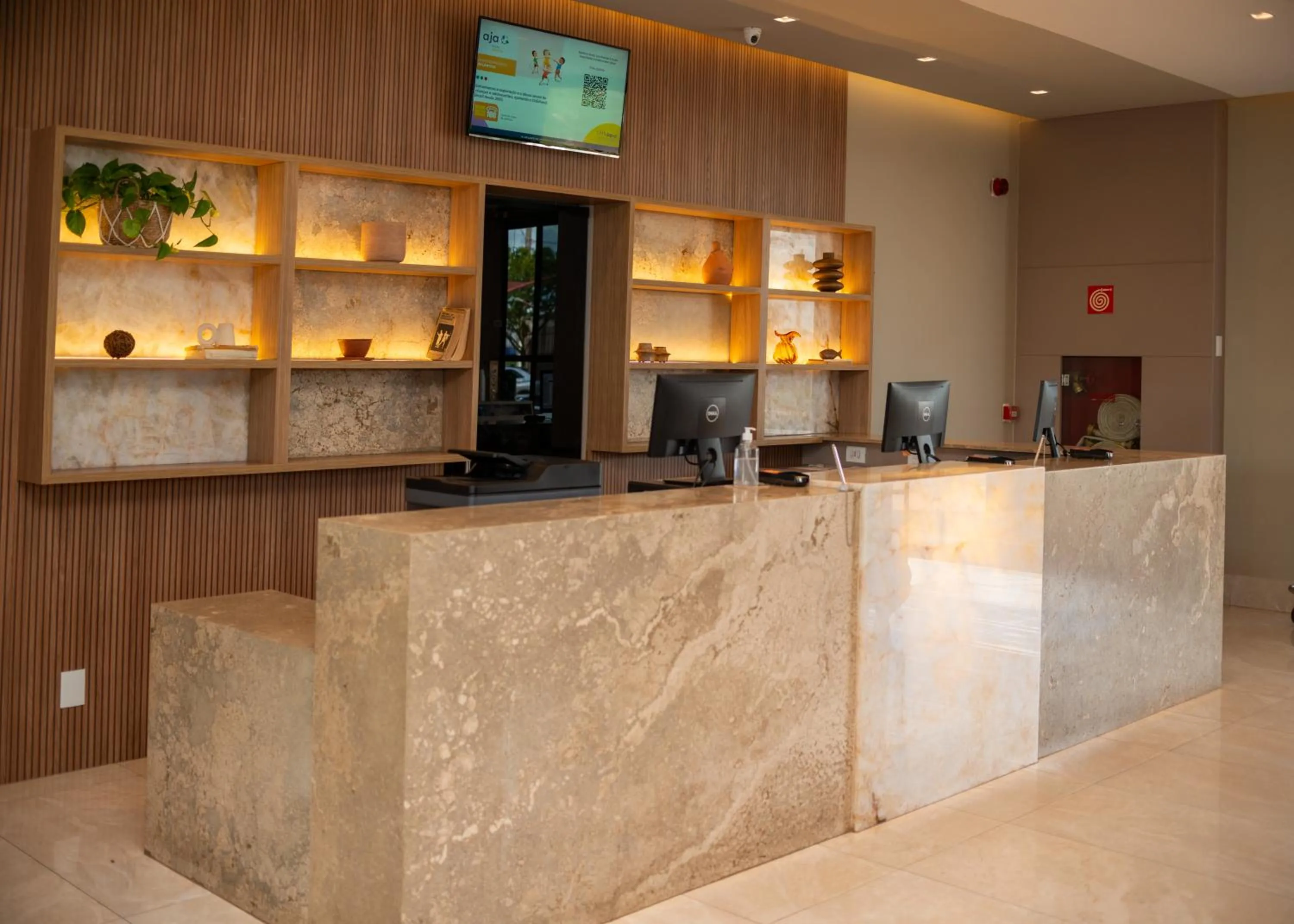 Lobby or reception in Go Inn Catalão