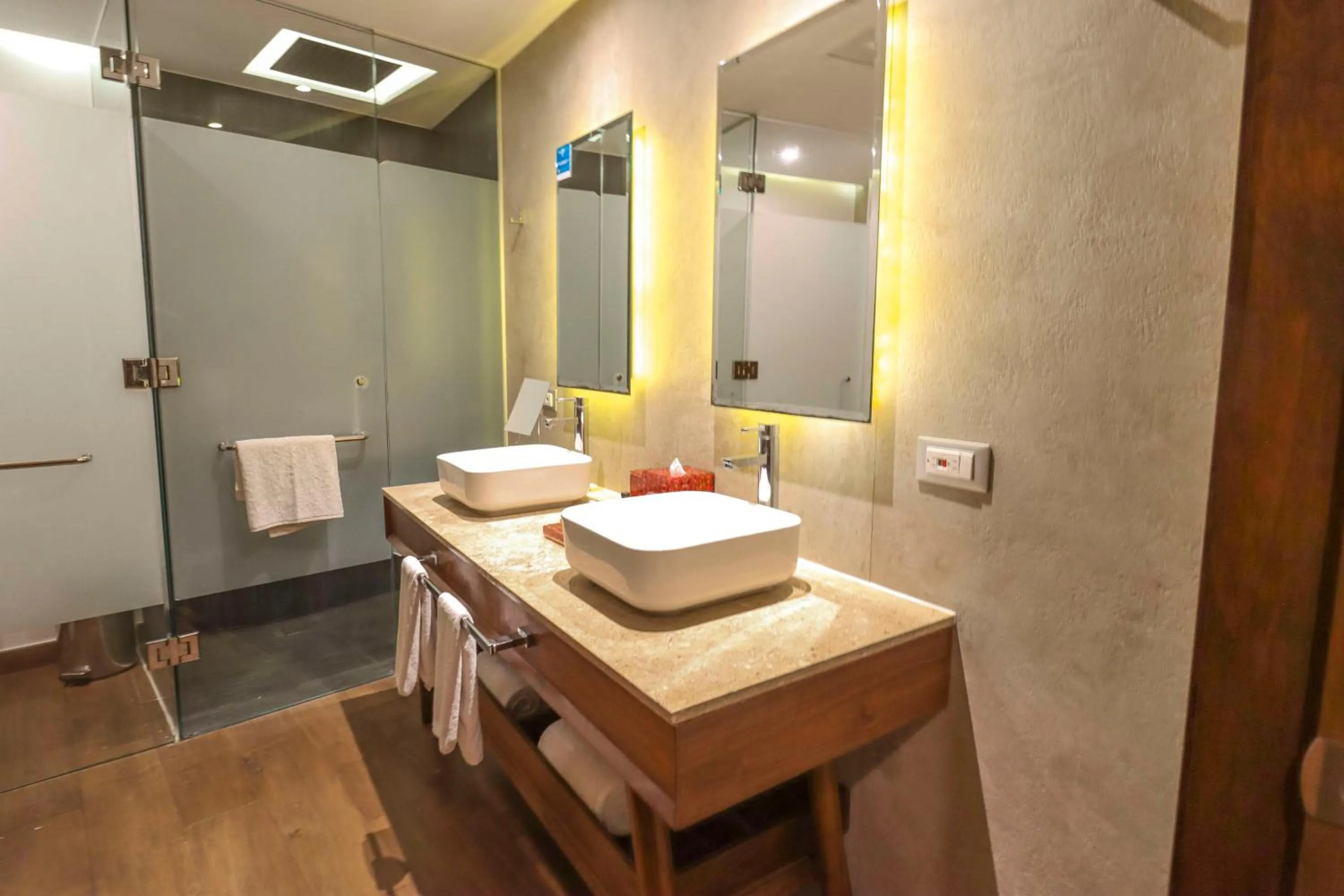 Bathroom in The Fives Downtown Hotel & Residences, Curio Collection by Hilton