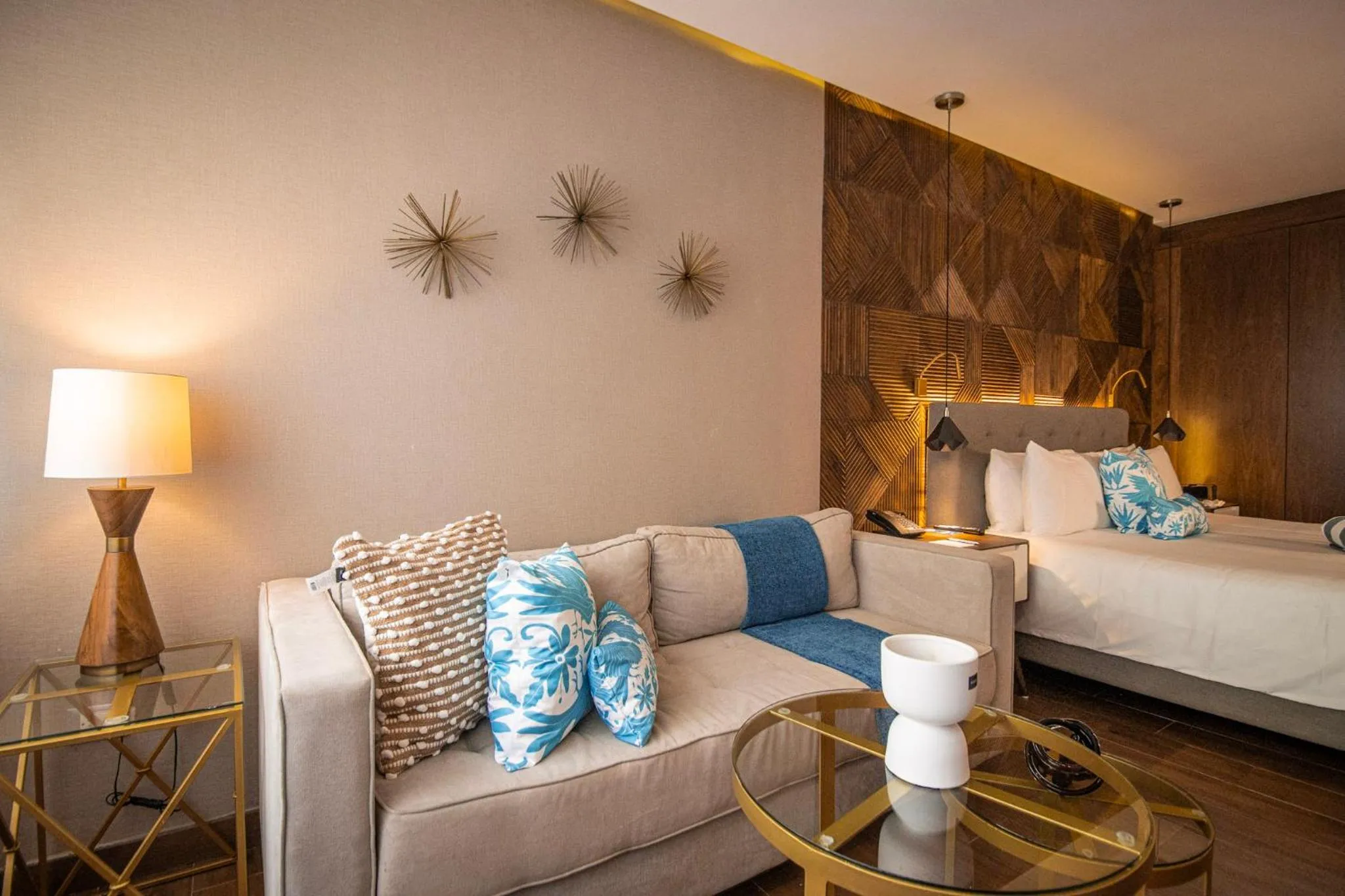 Bed in The Fives Downtown Hotel & Residences, Curio Collection by Hilton