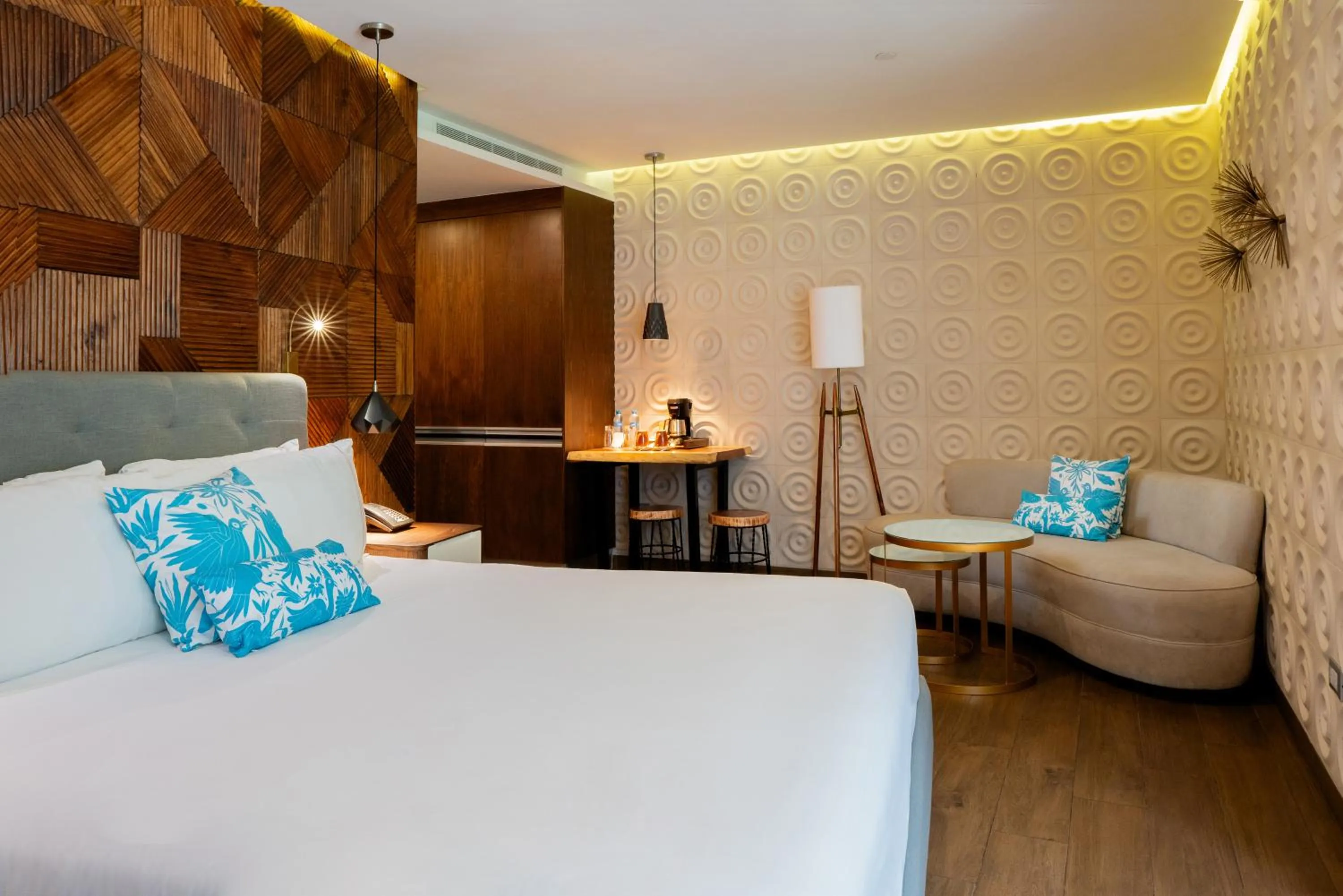 Bed in The Fives Downtown Hotel & Residences, Curio Collection by Hilton