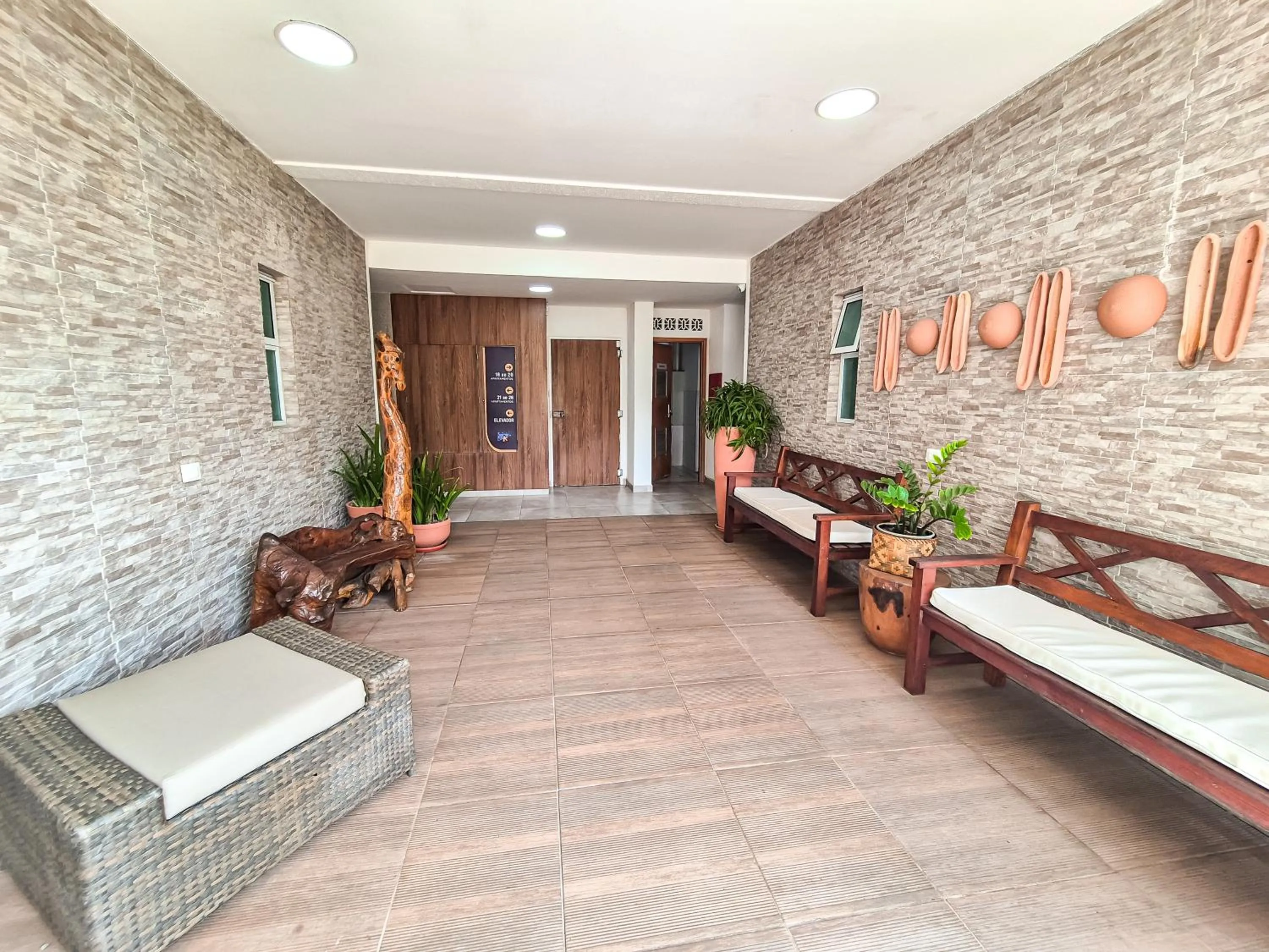 Seating area in Hotel Vivenda dos Corais