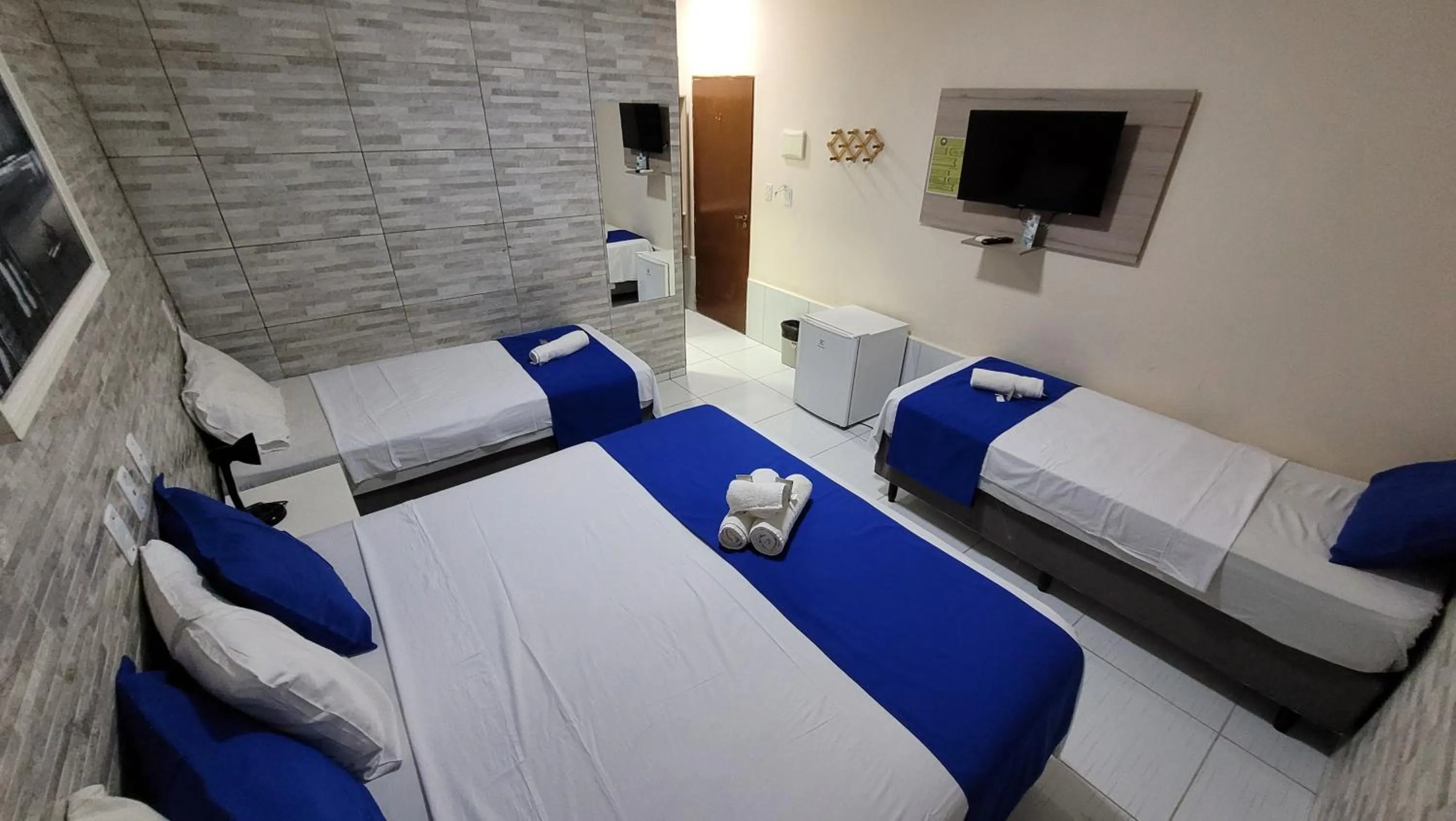 Bed in Pousada Costera