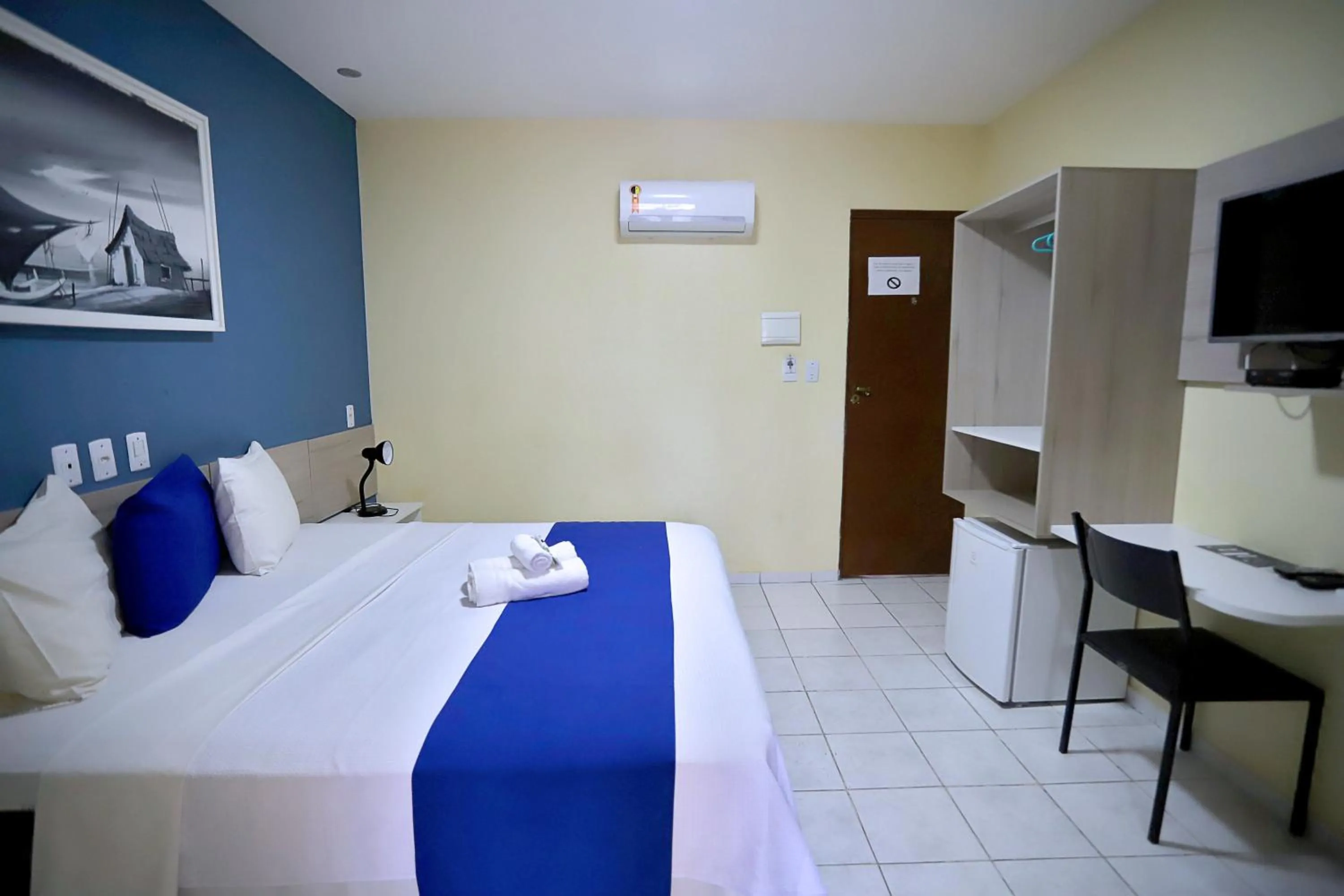 Bed in Pousada Costera