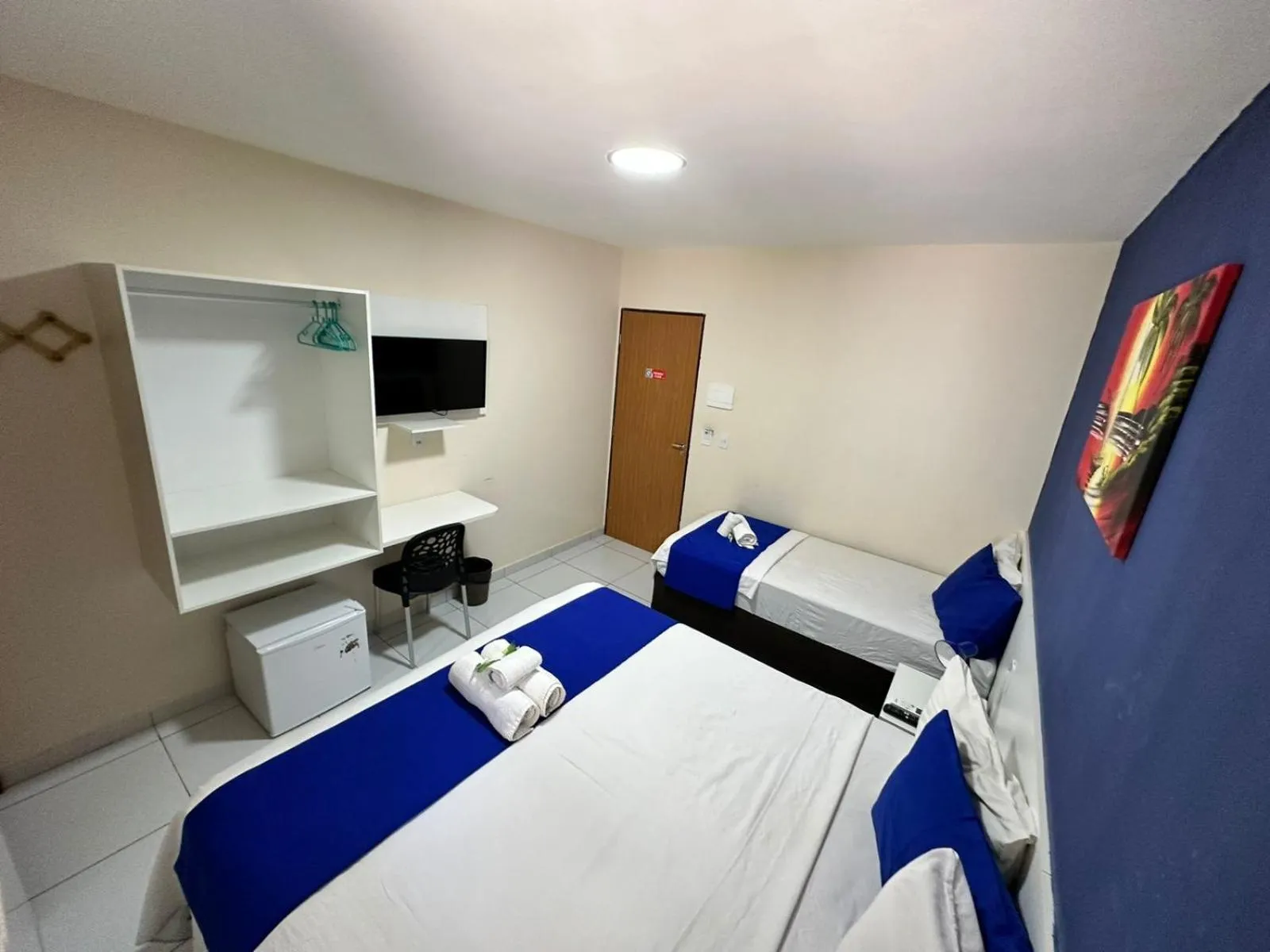 Bed in Pousada Costera