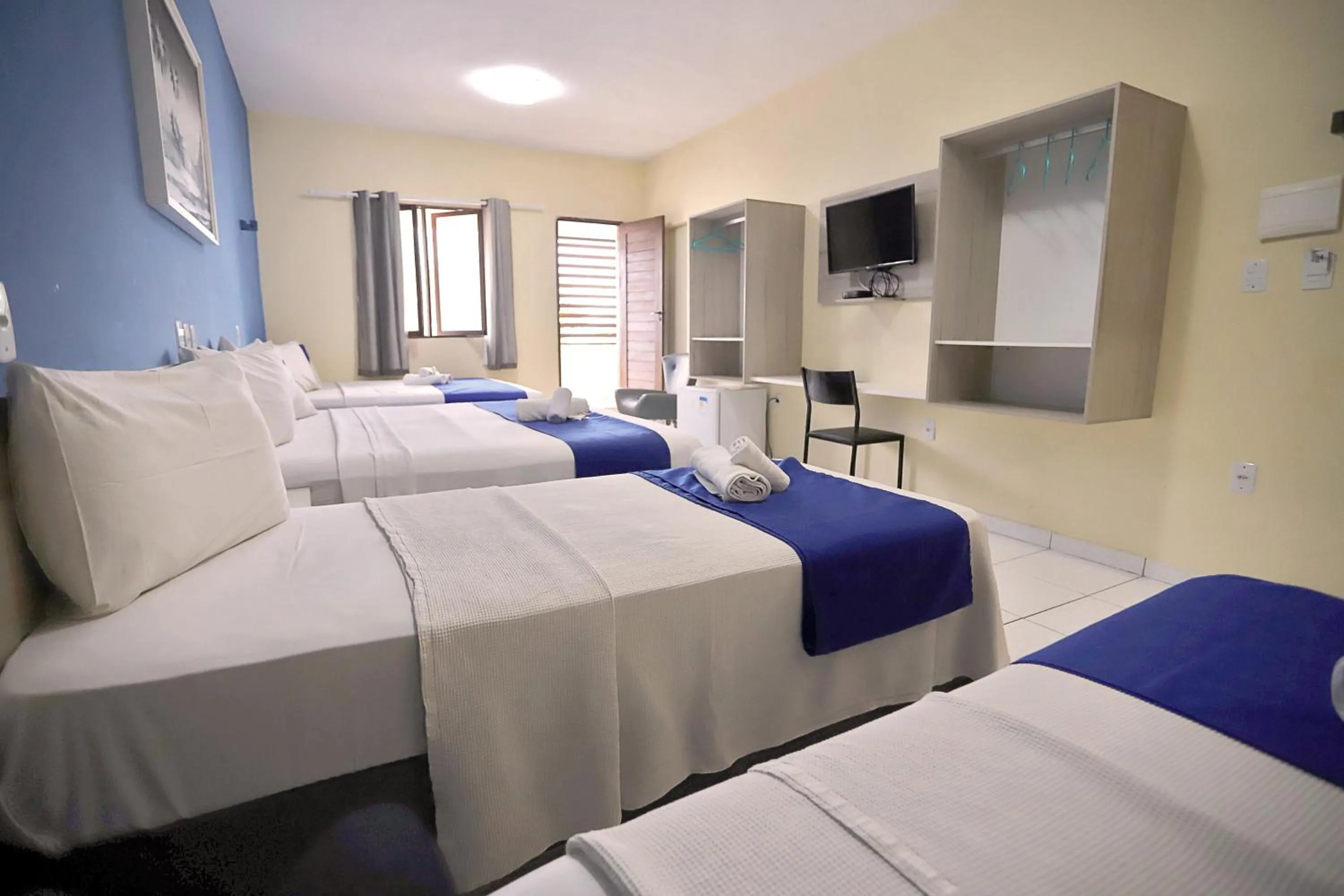 Bed in Pousada Costera