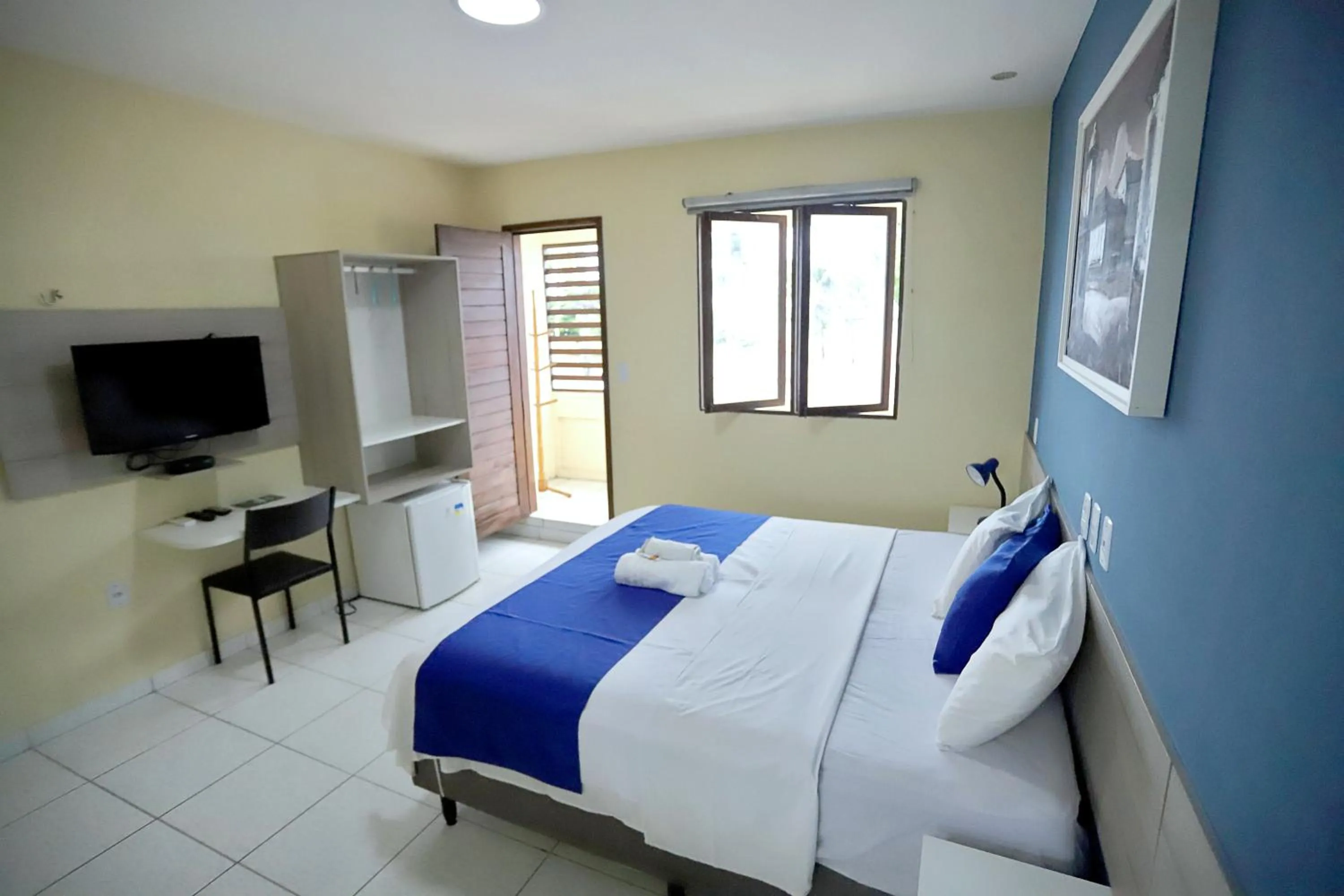 Bed in Pousada Costera