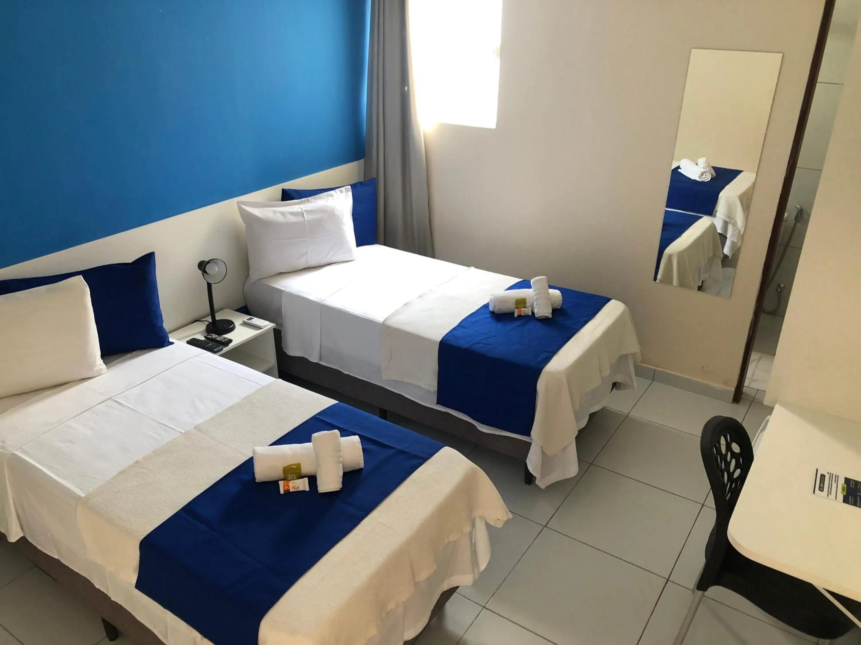 Bed in Pousada Costera