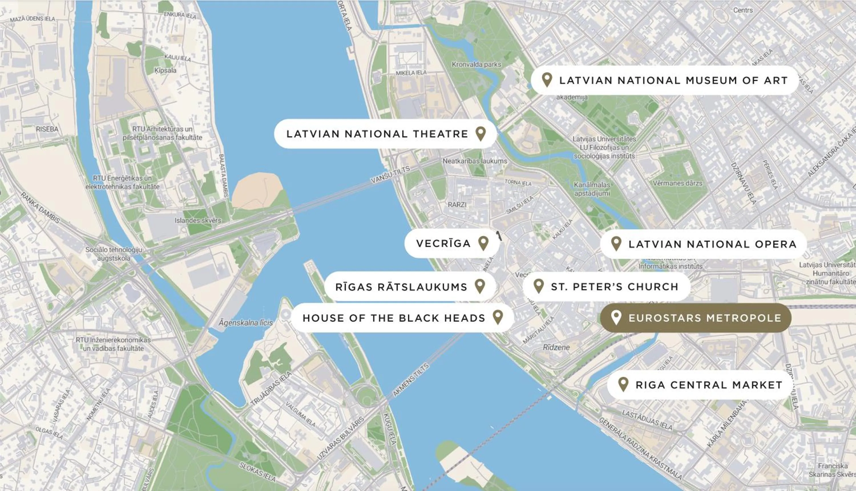 Nearby landmark in Eurostars Metropole