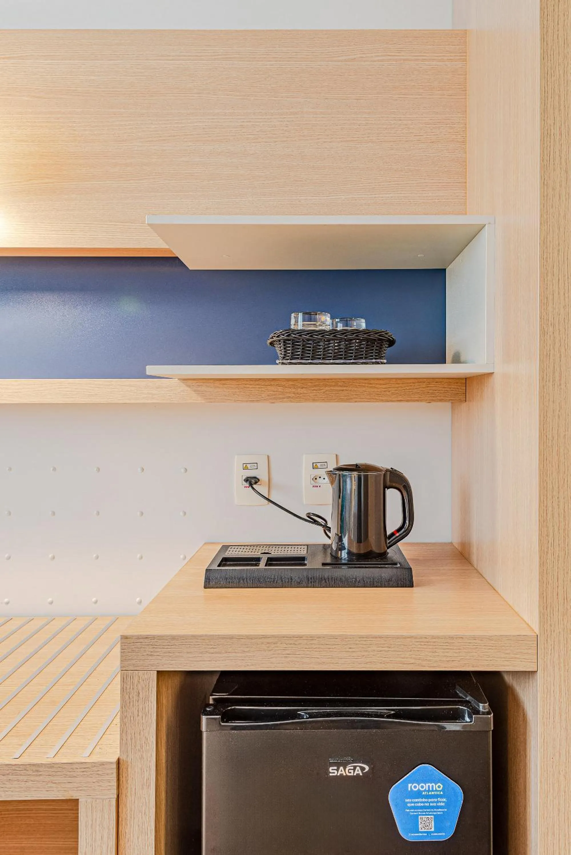 Coffee/tea facilities in Roomo Transamerica Santos Gonzaga