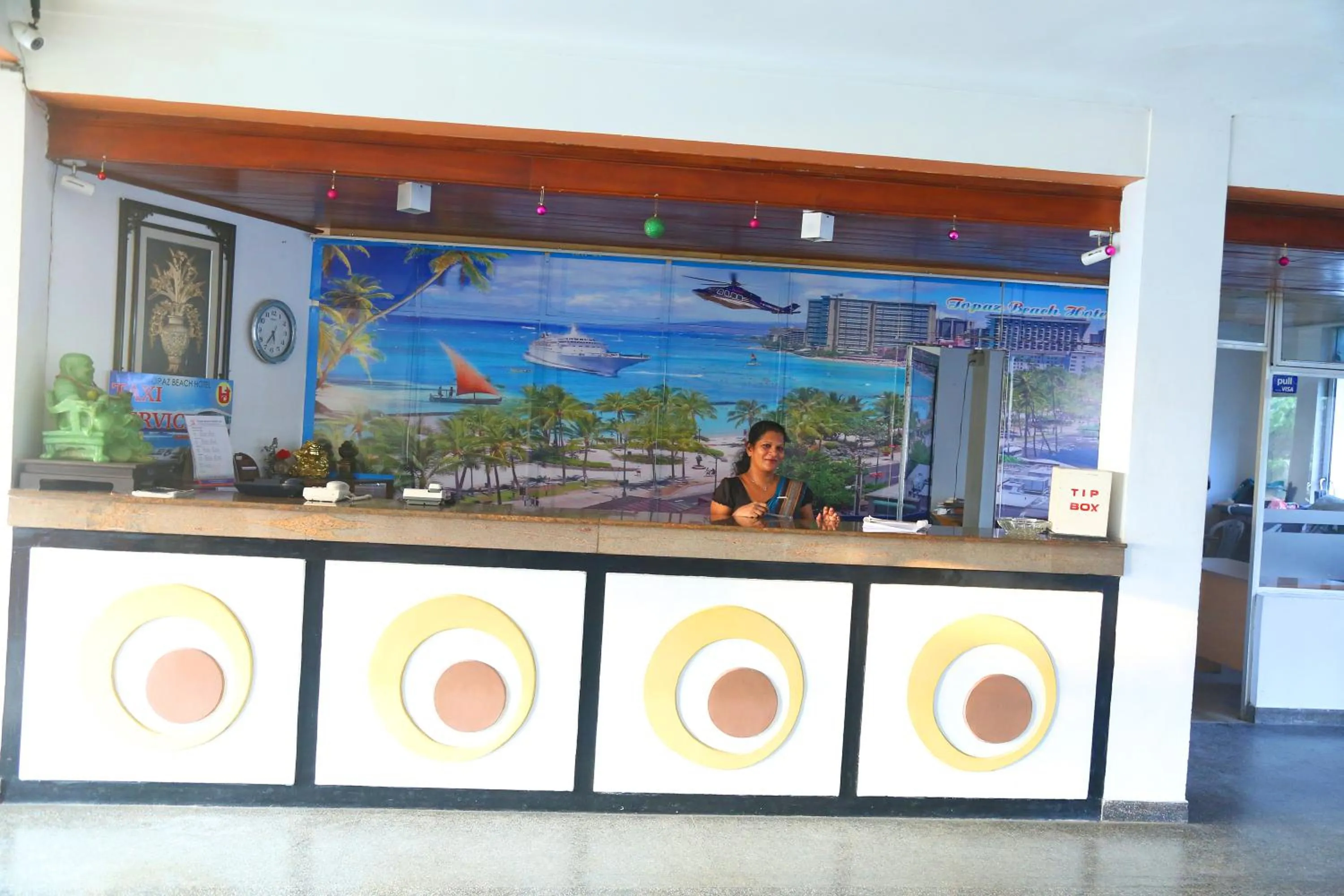 Staff in Topaz Beach Hotel