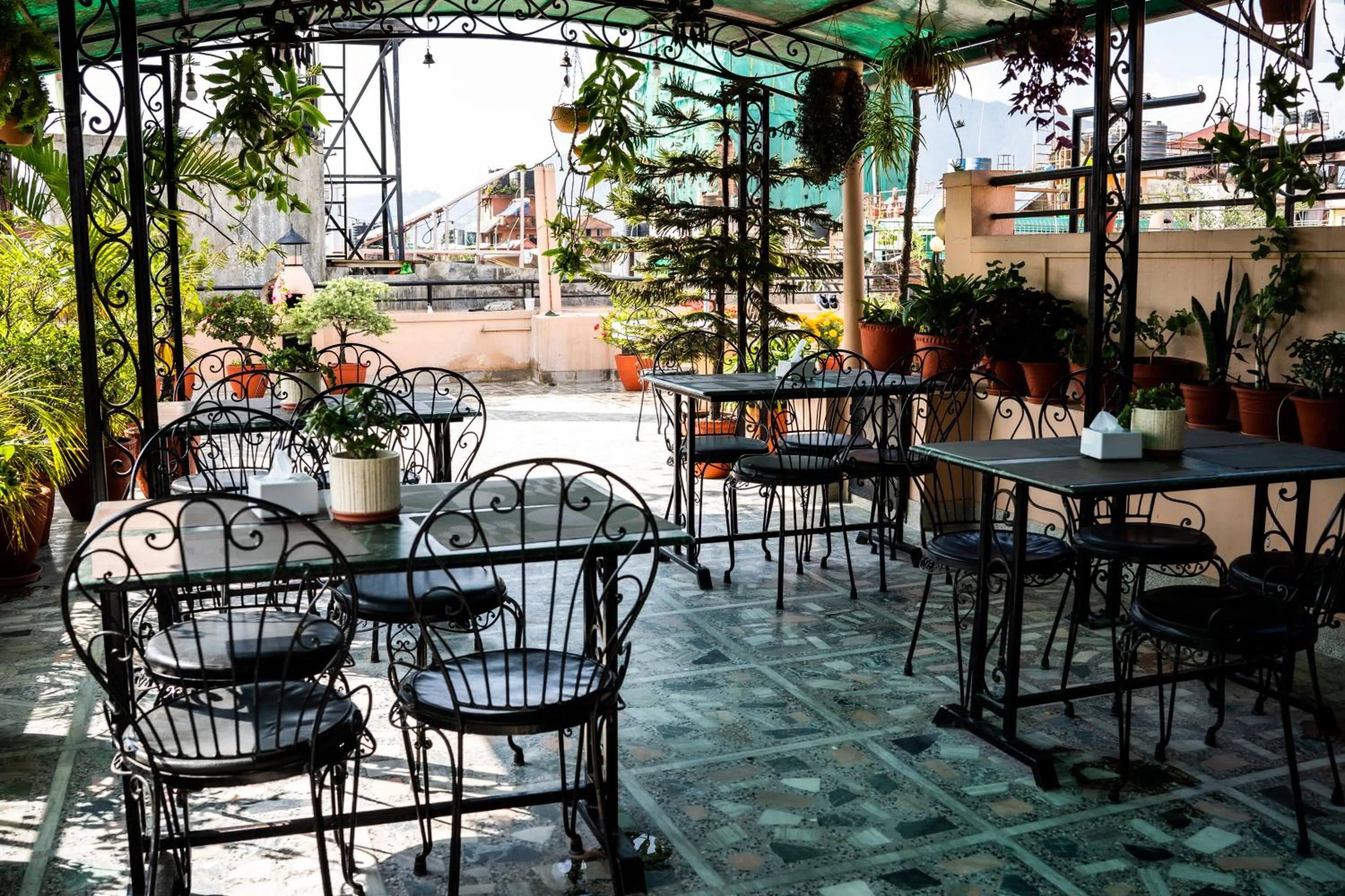 Balcony/Terrace in Hotel Namtso