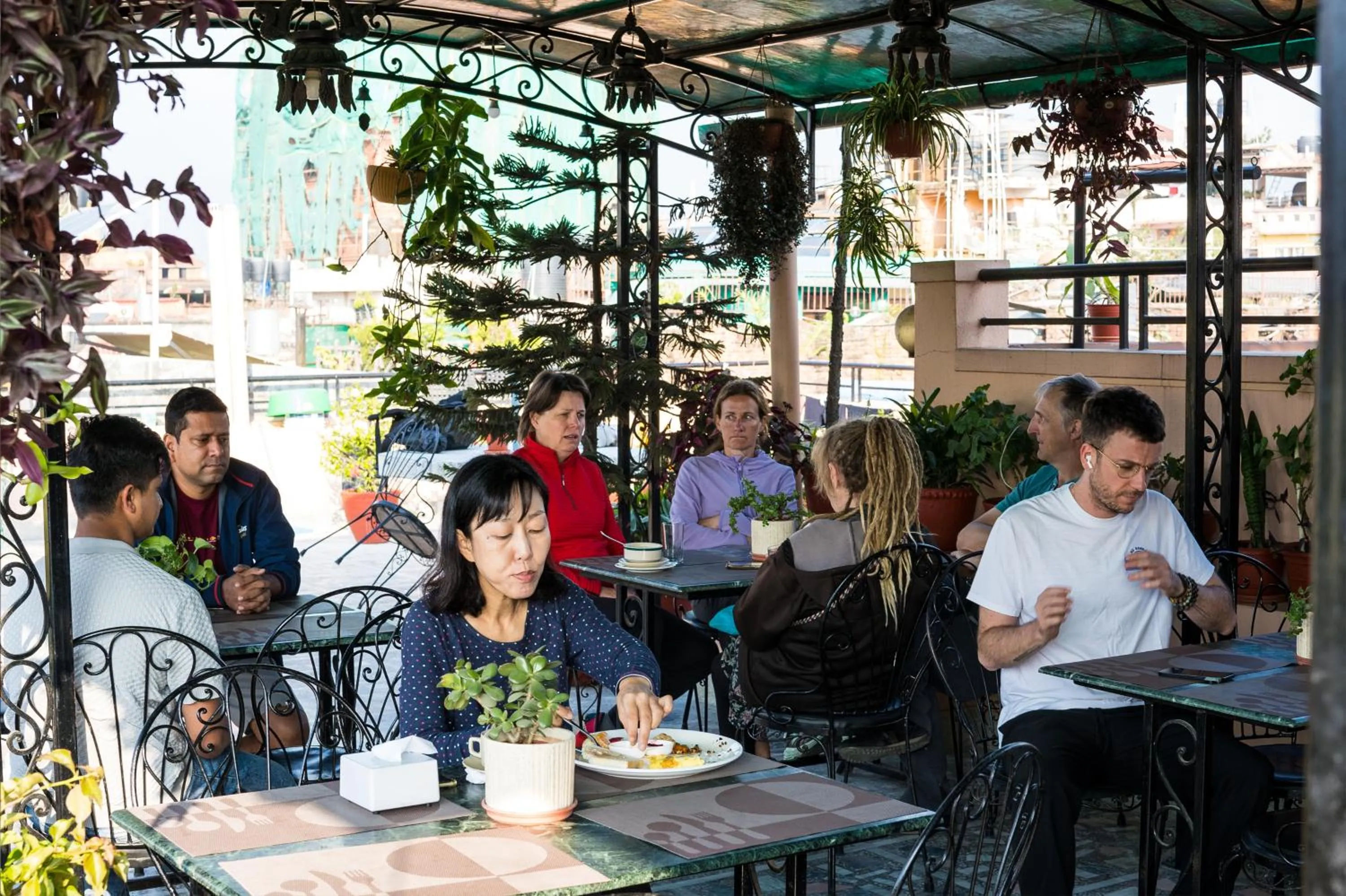 Dining area in Hotel Namtso
