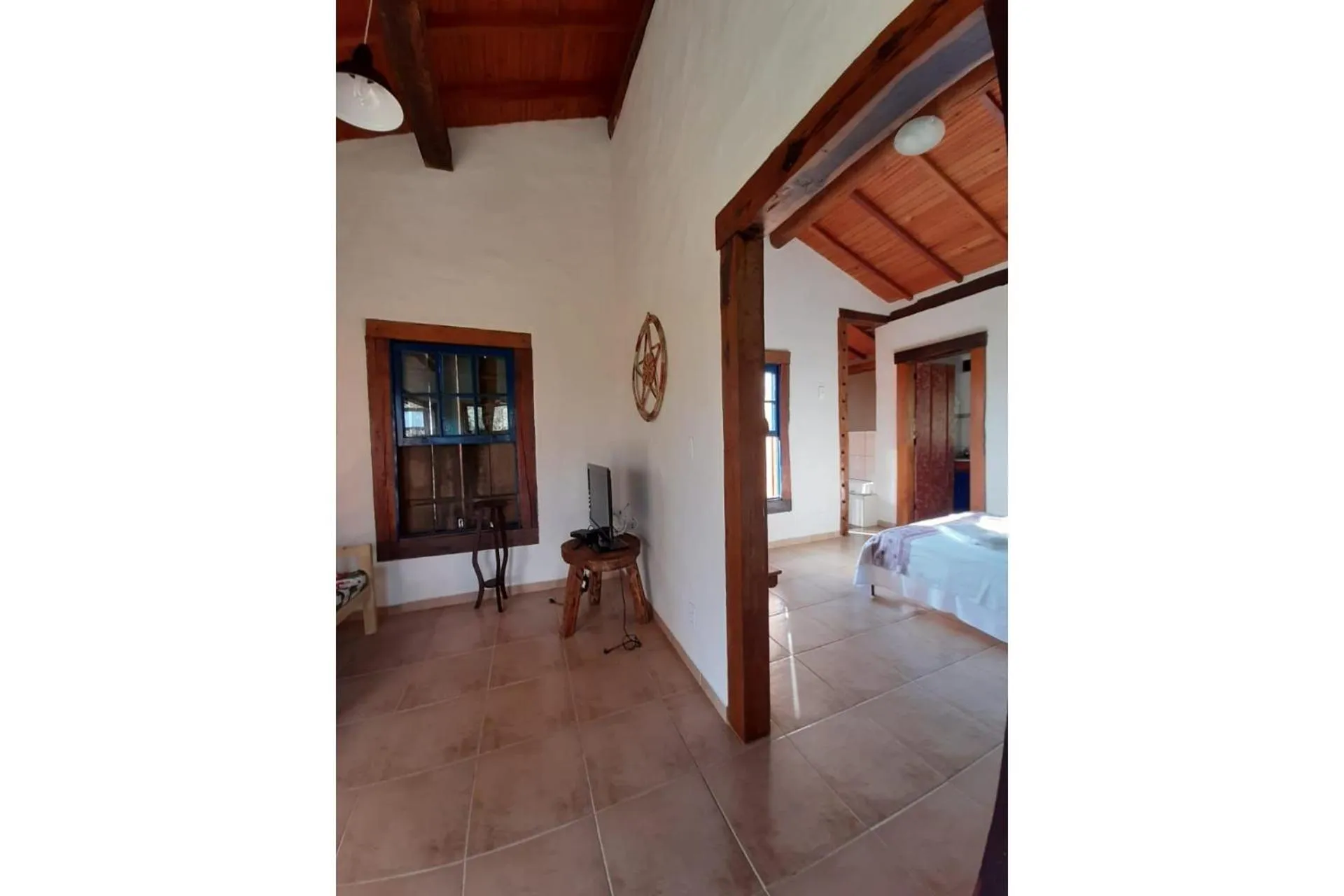 Seating area in Pousada Chalé Terra Viva