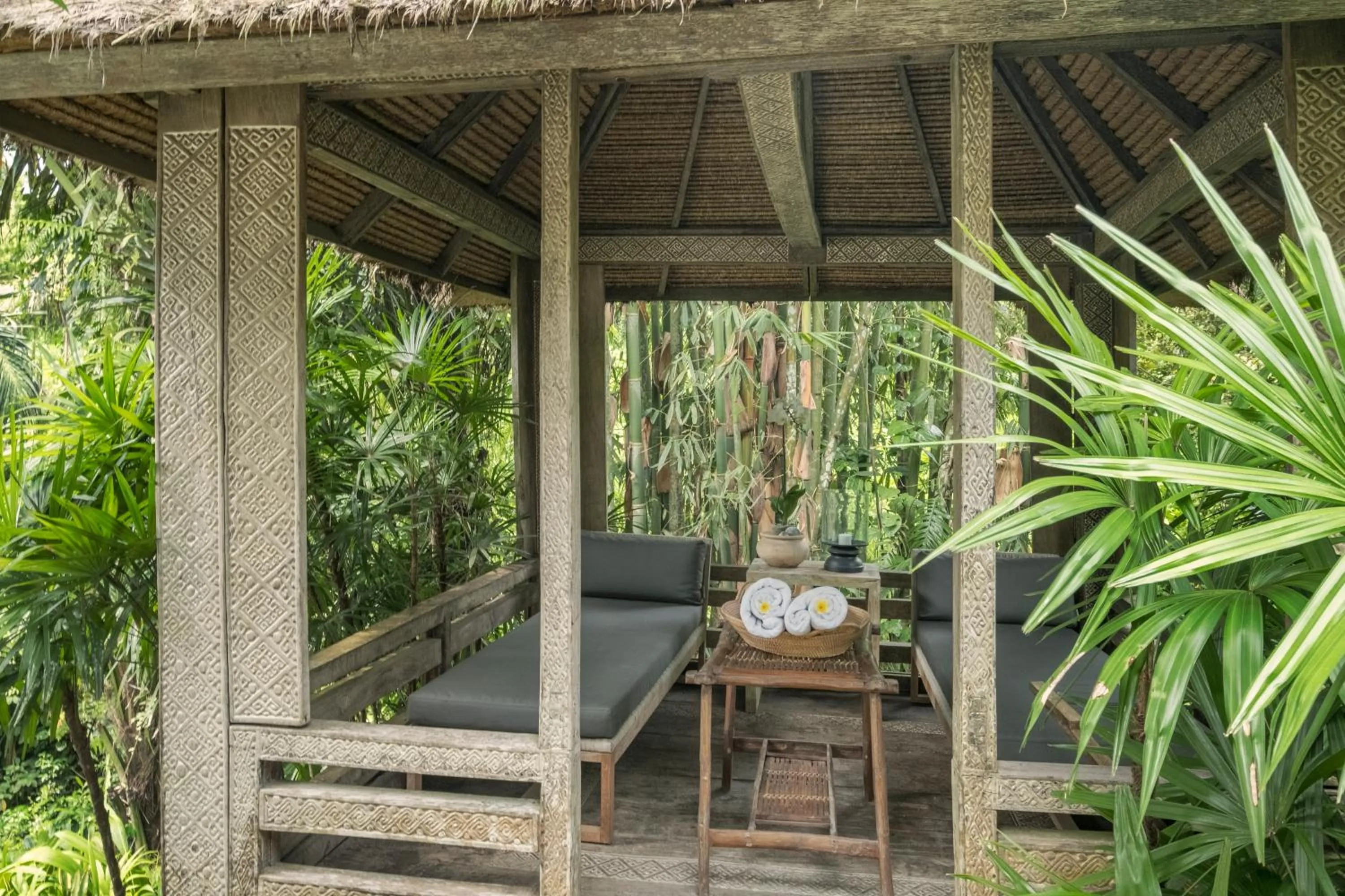 Patio in The Purist Villas & Spa Ubud