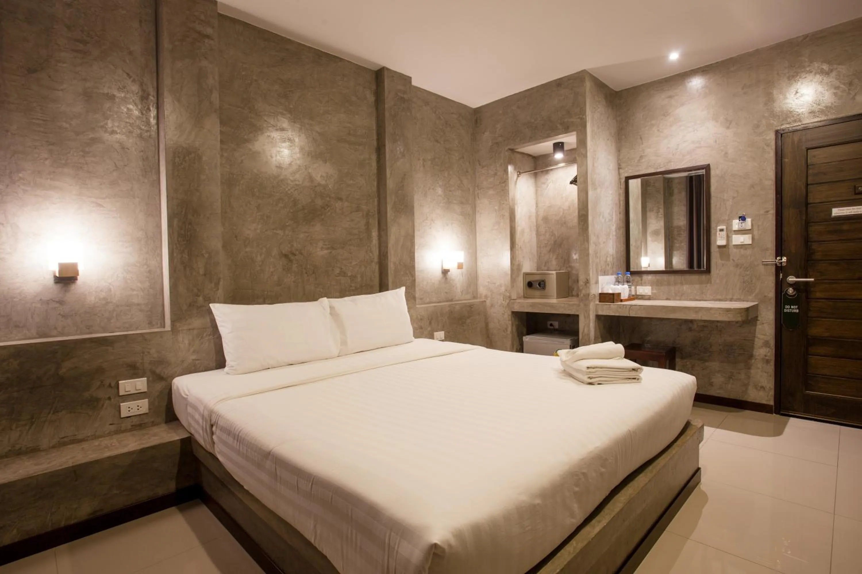 Bed in Ritsurin Boutique Hotel - โรงแรมริทสุริน บูติค