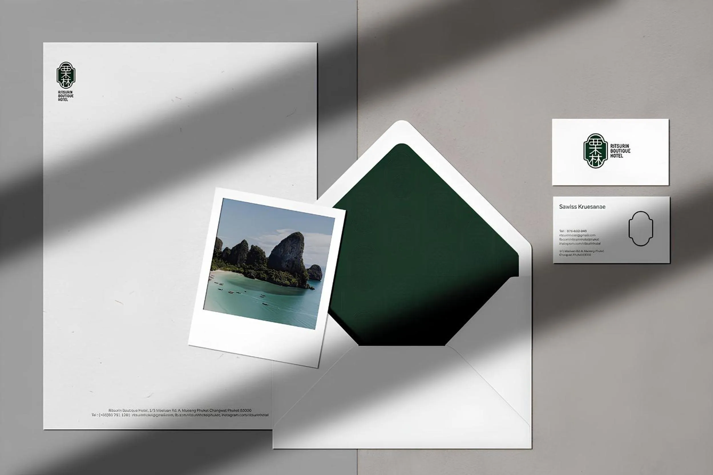 Bedroom in Ritsurin Boutique Hotel - โรงแรมริทสุริน บูติค