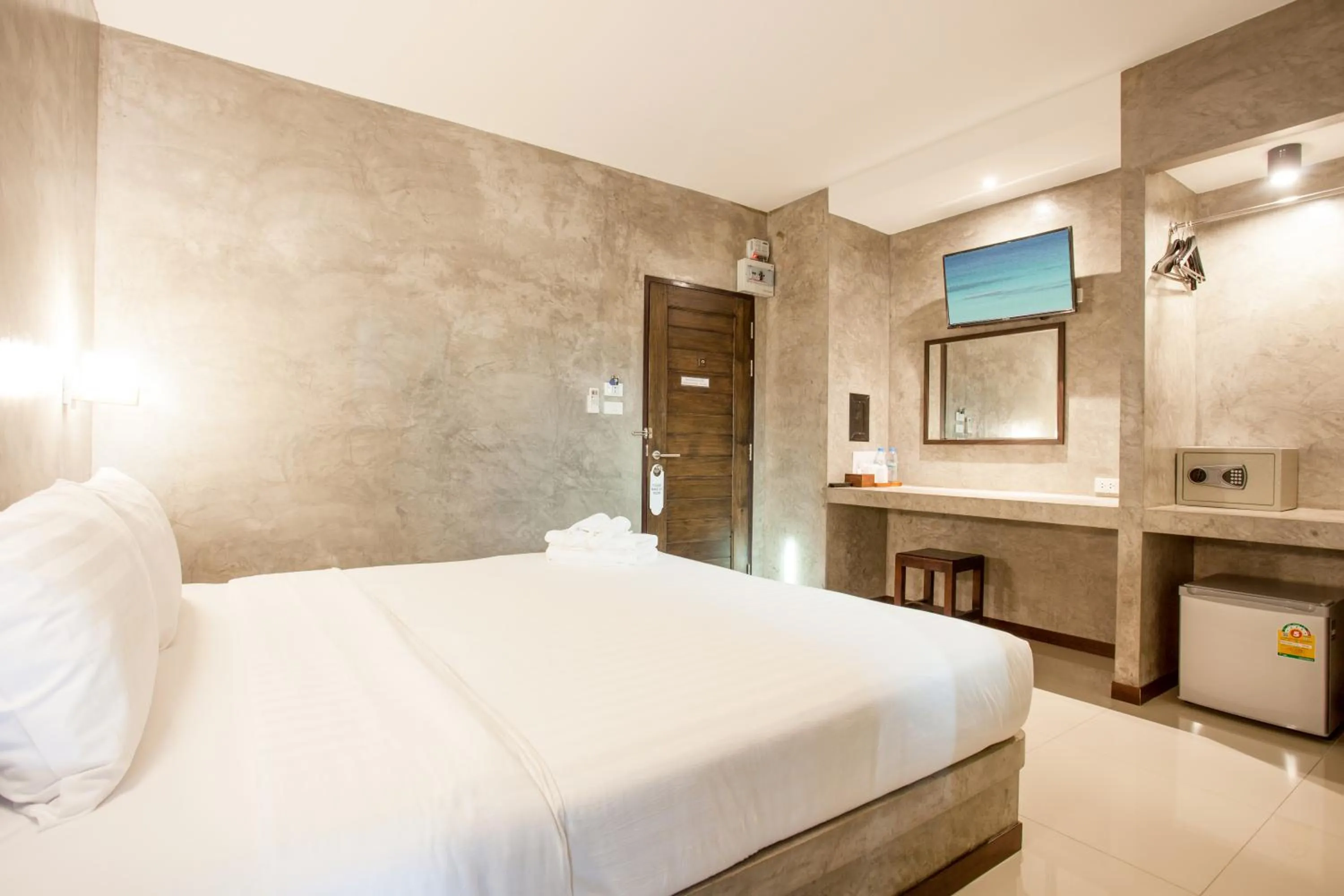 Bed in Ritsurin Boutique Hotel - โรงแรมริทสุริน บูติค