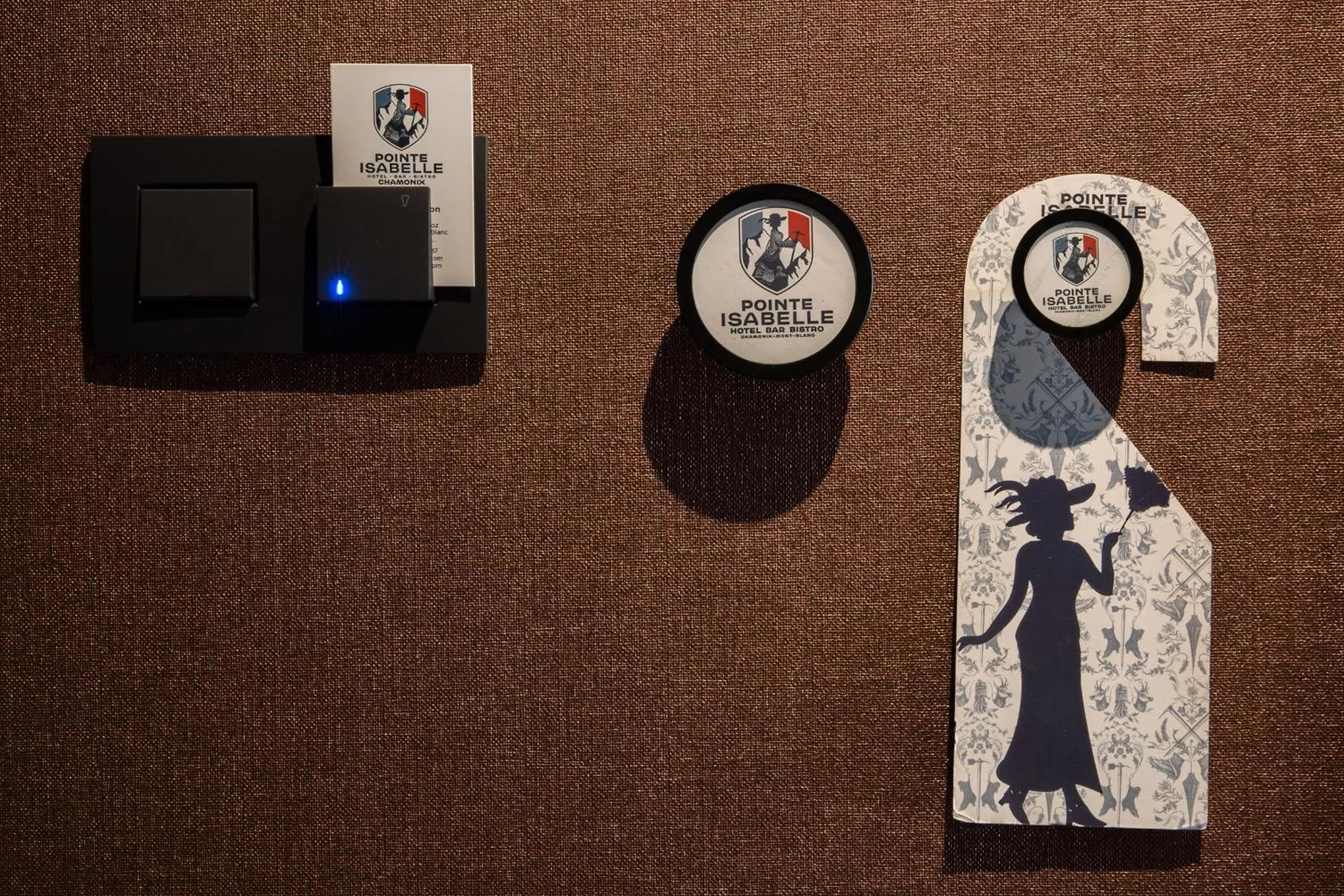 Decorative detail in Pointe Isabelle