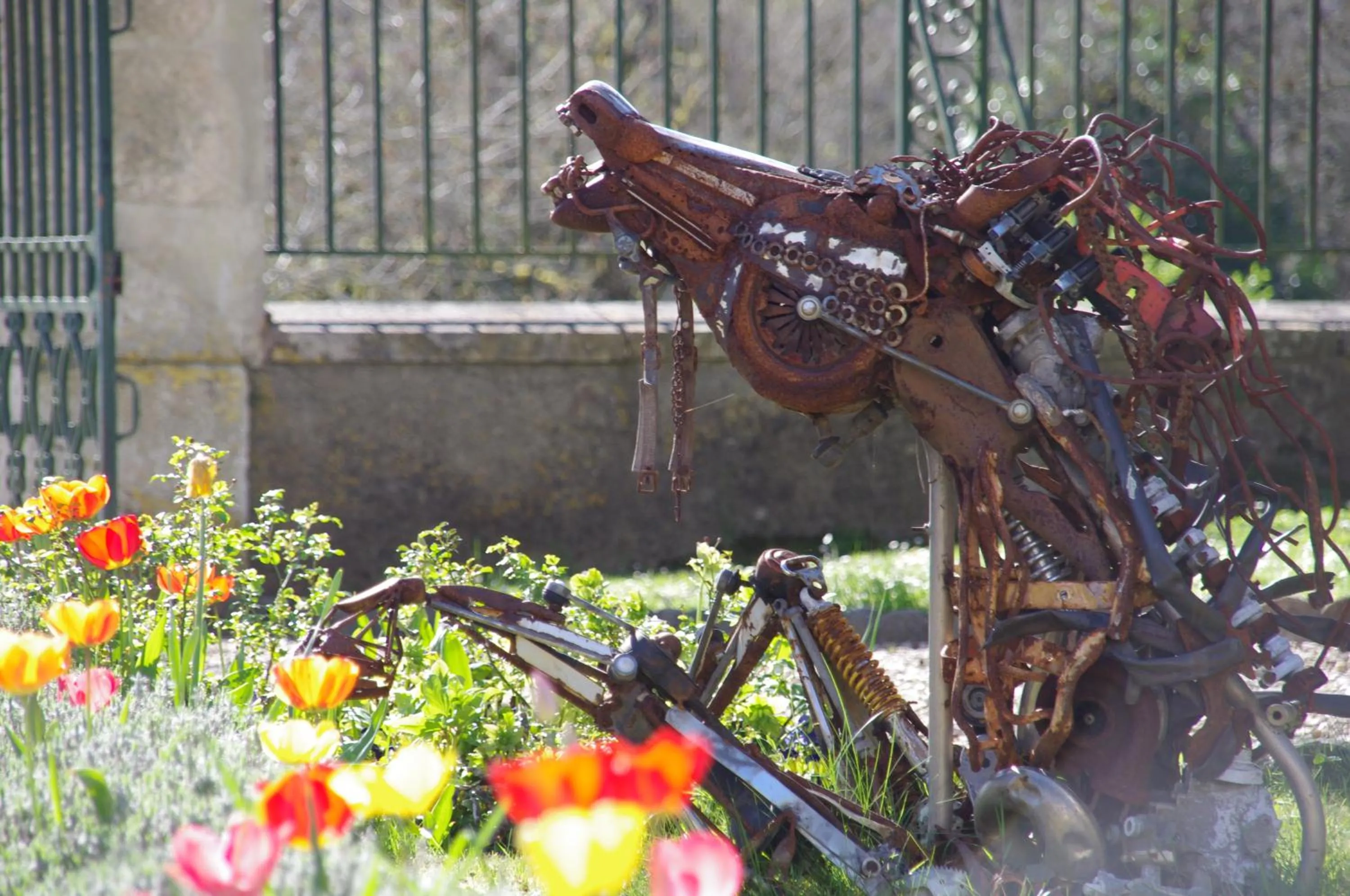 Garden in Logis Hotels Domaine du Châtelard