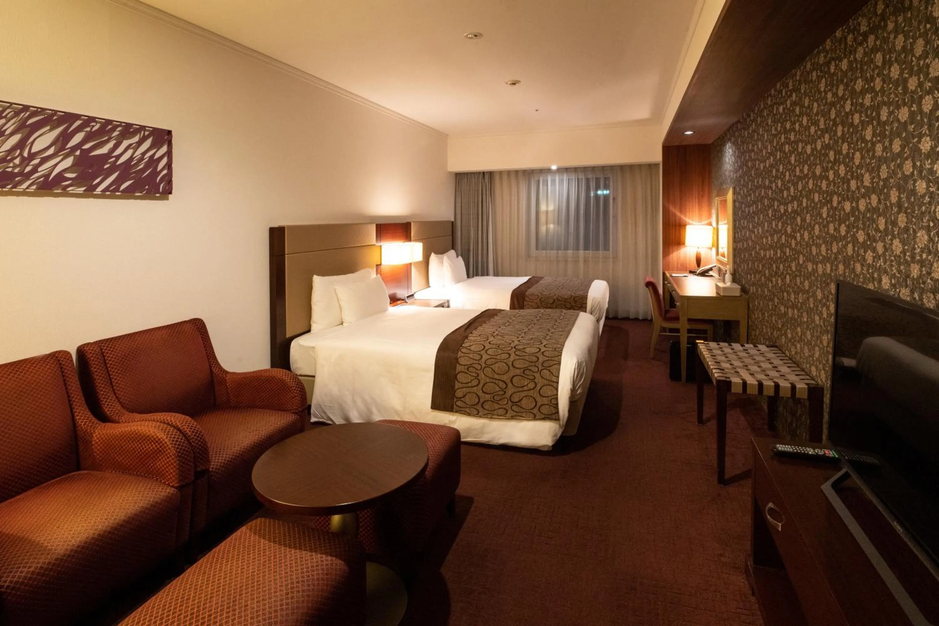 Bed in Ibis Styles Sapporo