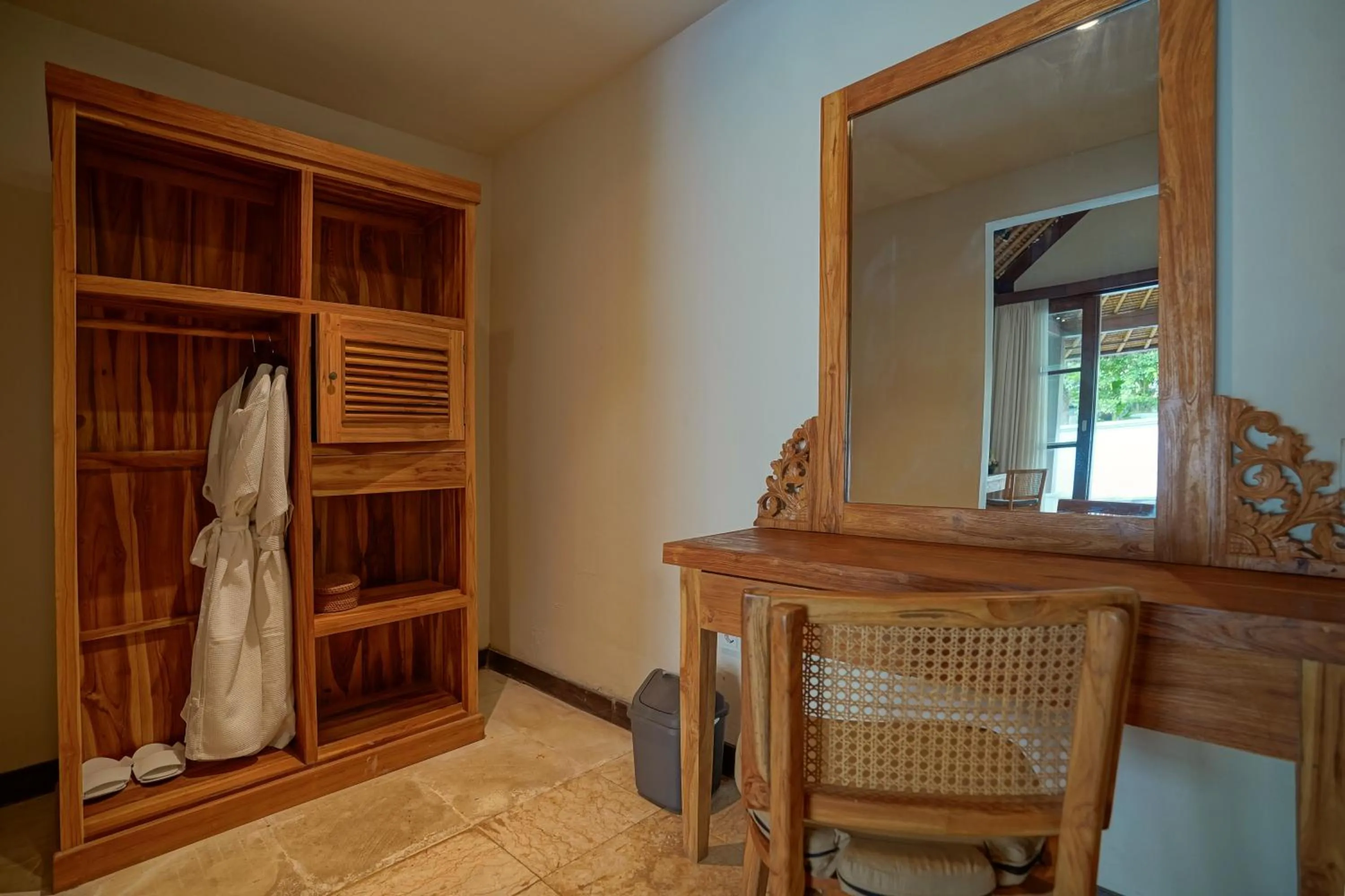 wardrobe in Pertiwi Resort & Spa