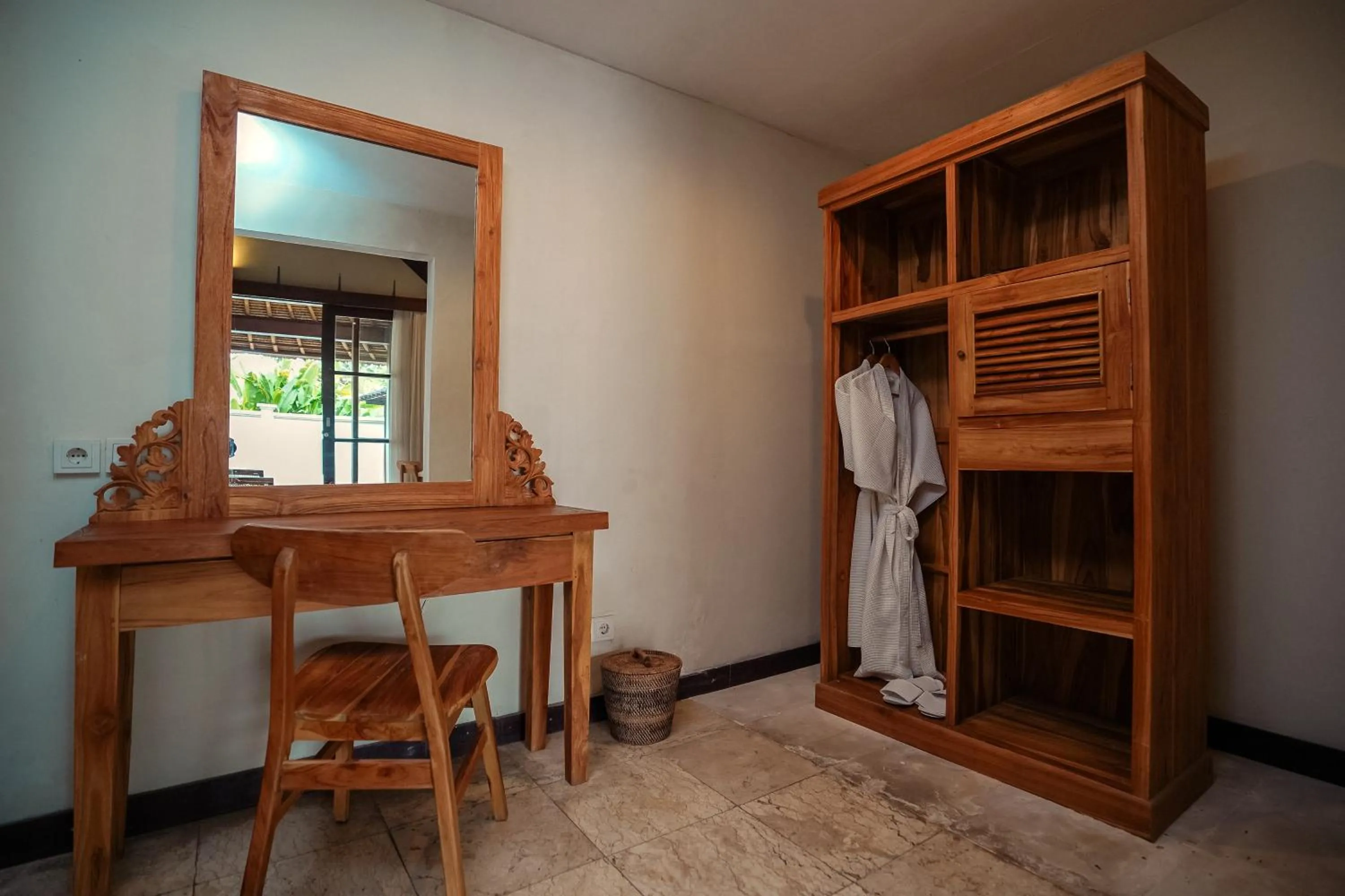 wardrobe in Pertiwi Resort & Spa