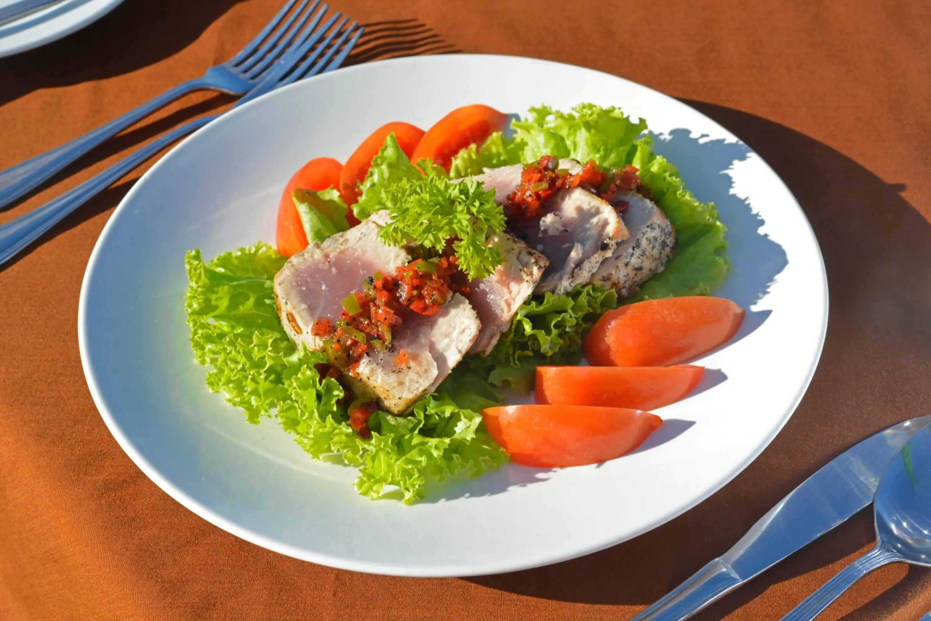 Food close-up in Cocotinos Sekotong Lombok