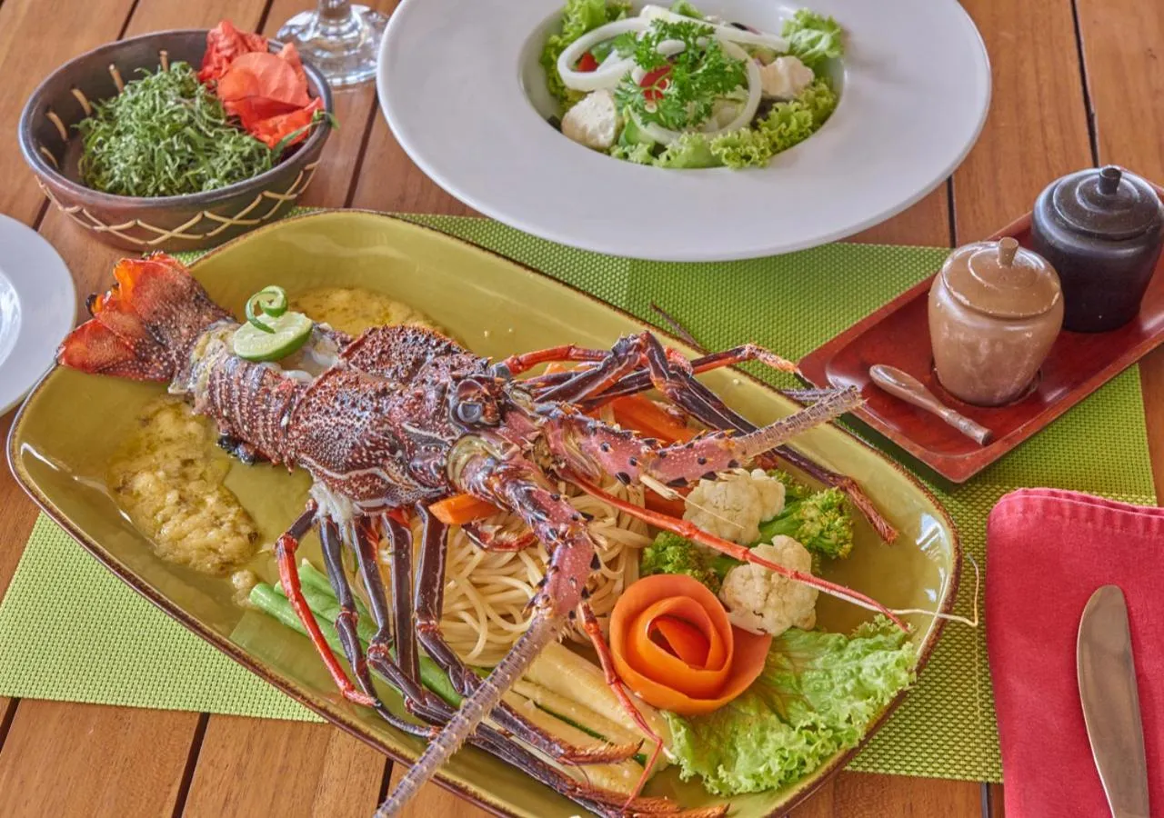 Food close-up in Cocotinos Sekotong Lombok