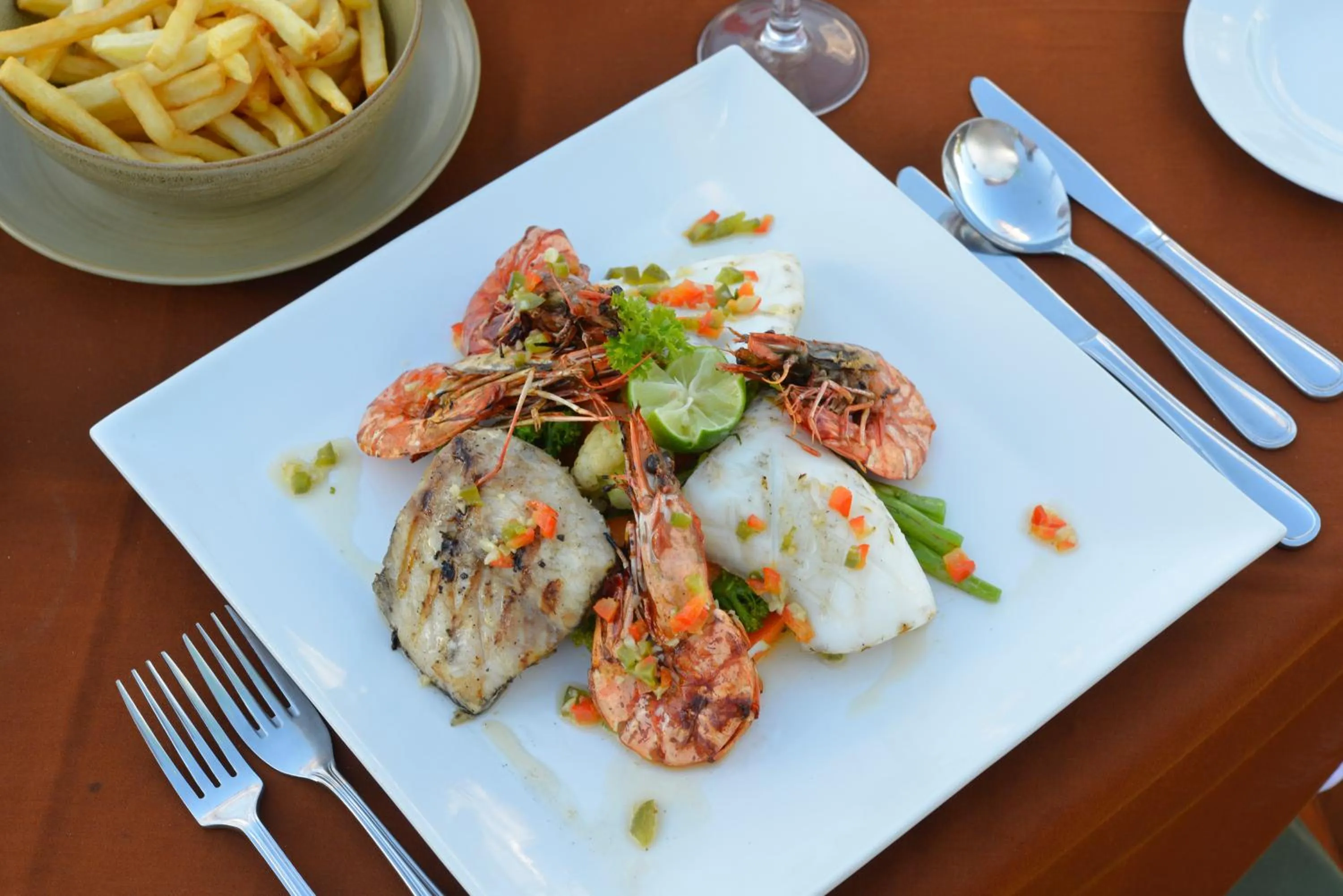 Food close-up in Cocotinos Sekotong Lombok