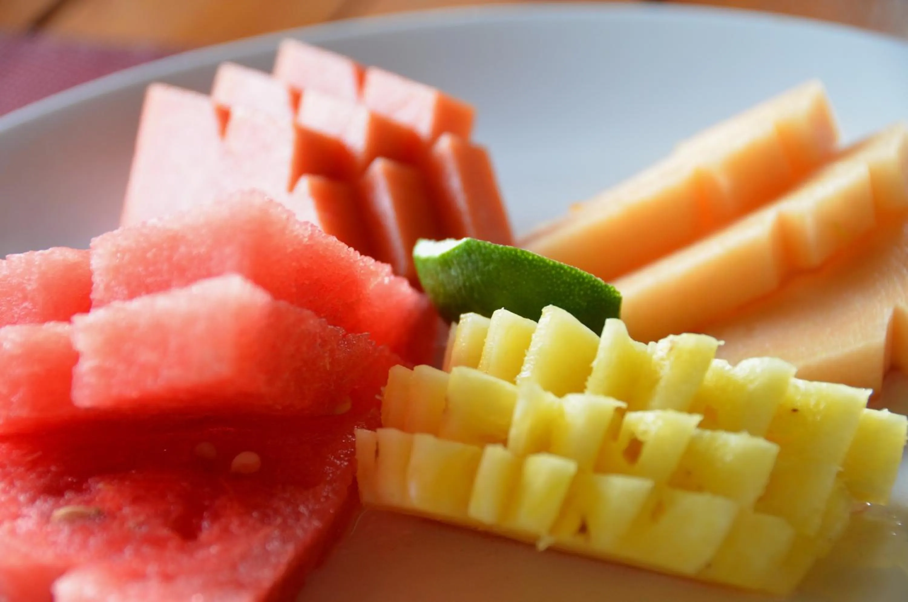 Continental breakfast in Cocotinos Sekotong Lombok