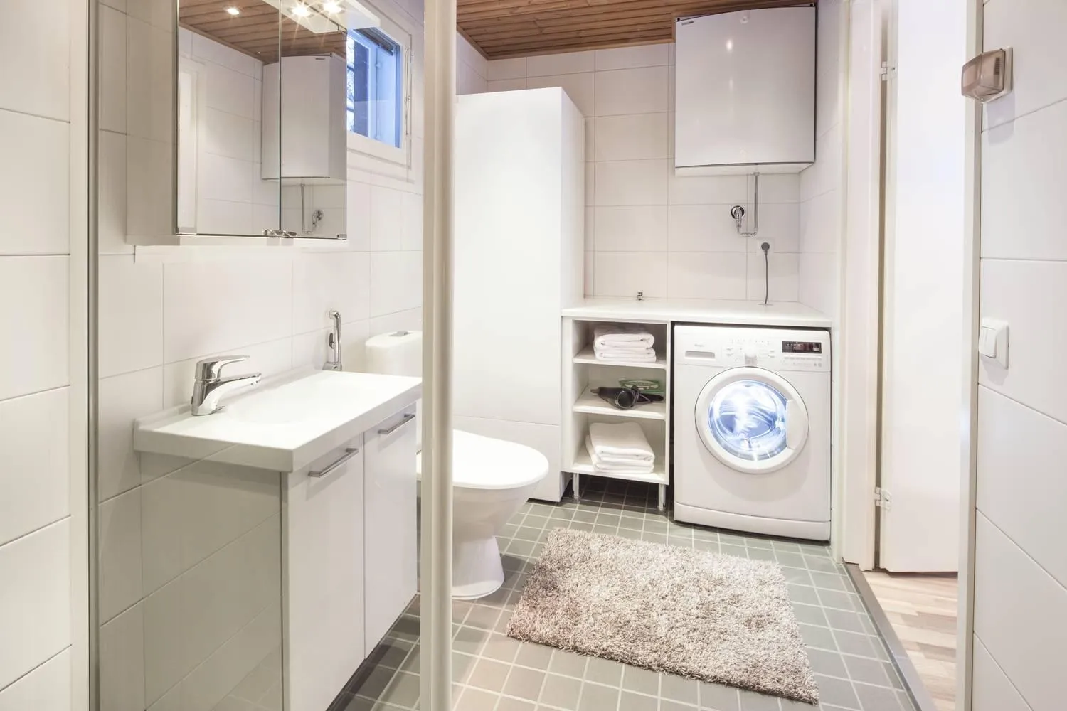 Bathroom in Holiday Club Kuusamon Tropiikki Apartments