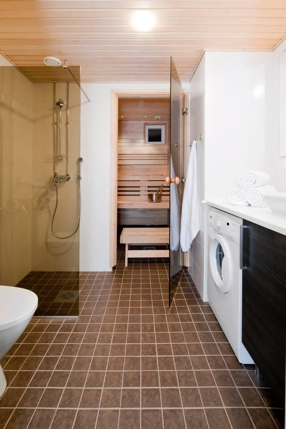 Bathroom in Holiday Club Kuusamon Tropiikki Apartments