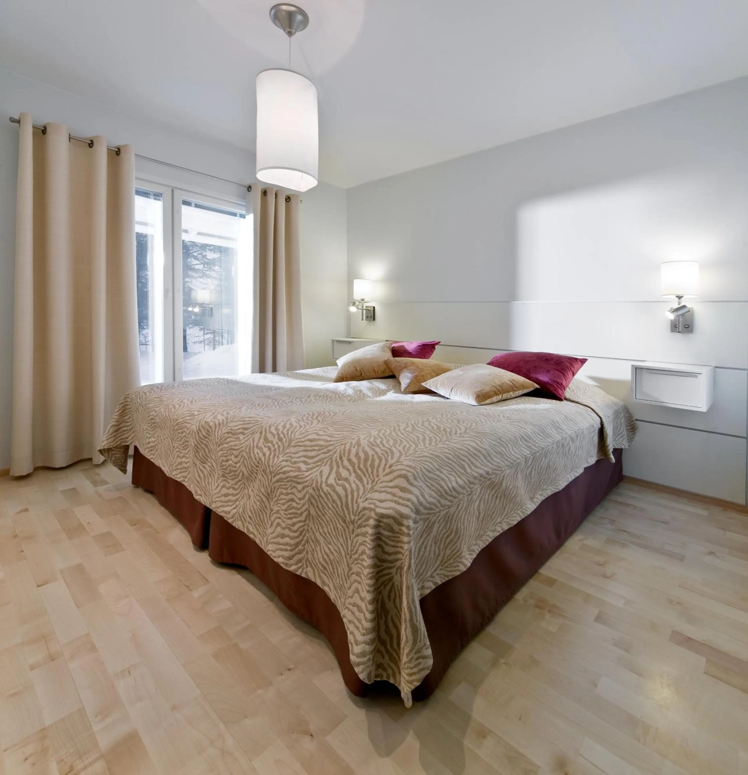 Photo of the whole room, Bed in Holiday Club Kuusamon Tropiikki Apartments