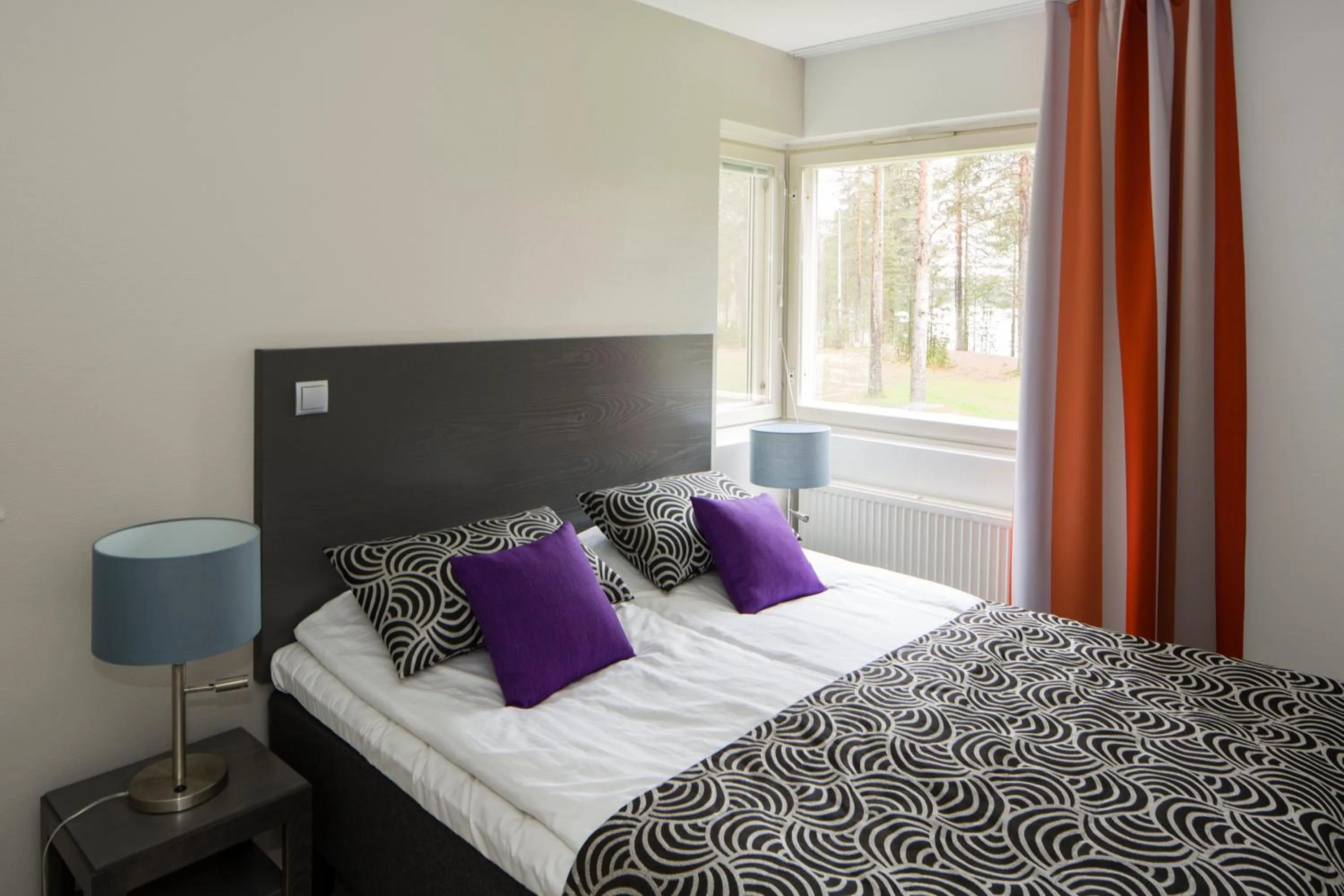 Bed in Holiday Club Kuusamon Tropiikki Apartments