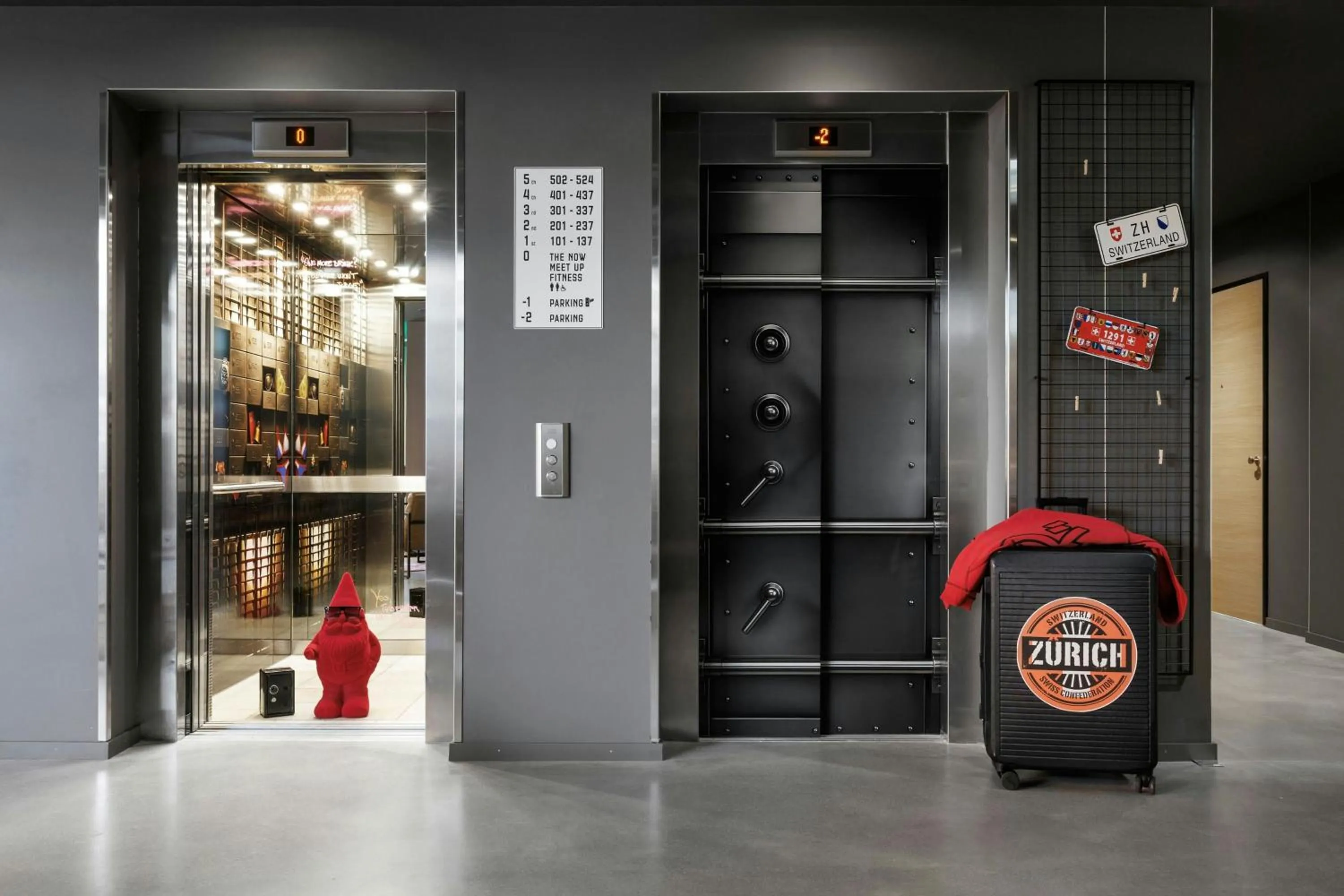 View (from property/room) in Moxy Zurich