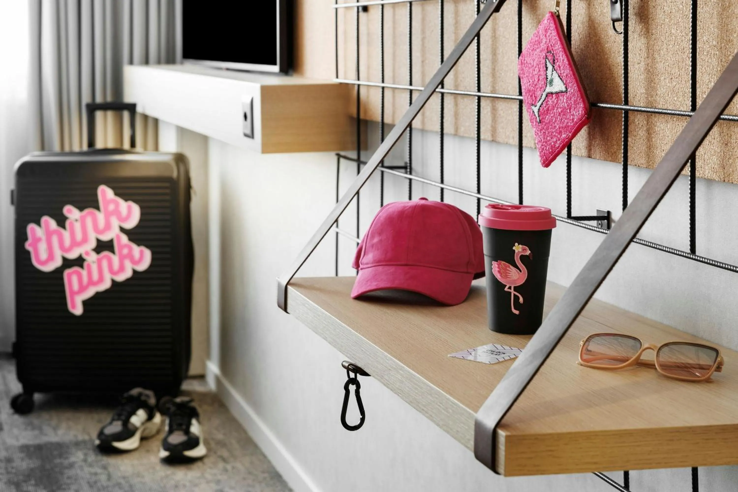 Photo of the whole room in Moxy Zurich