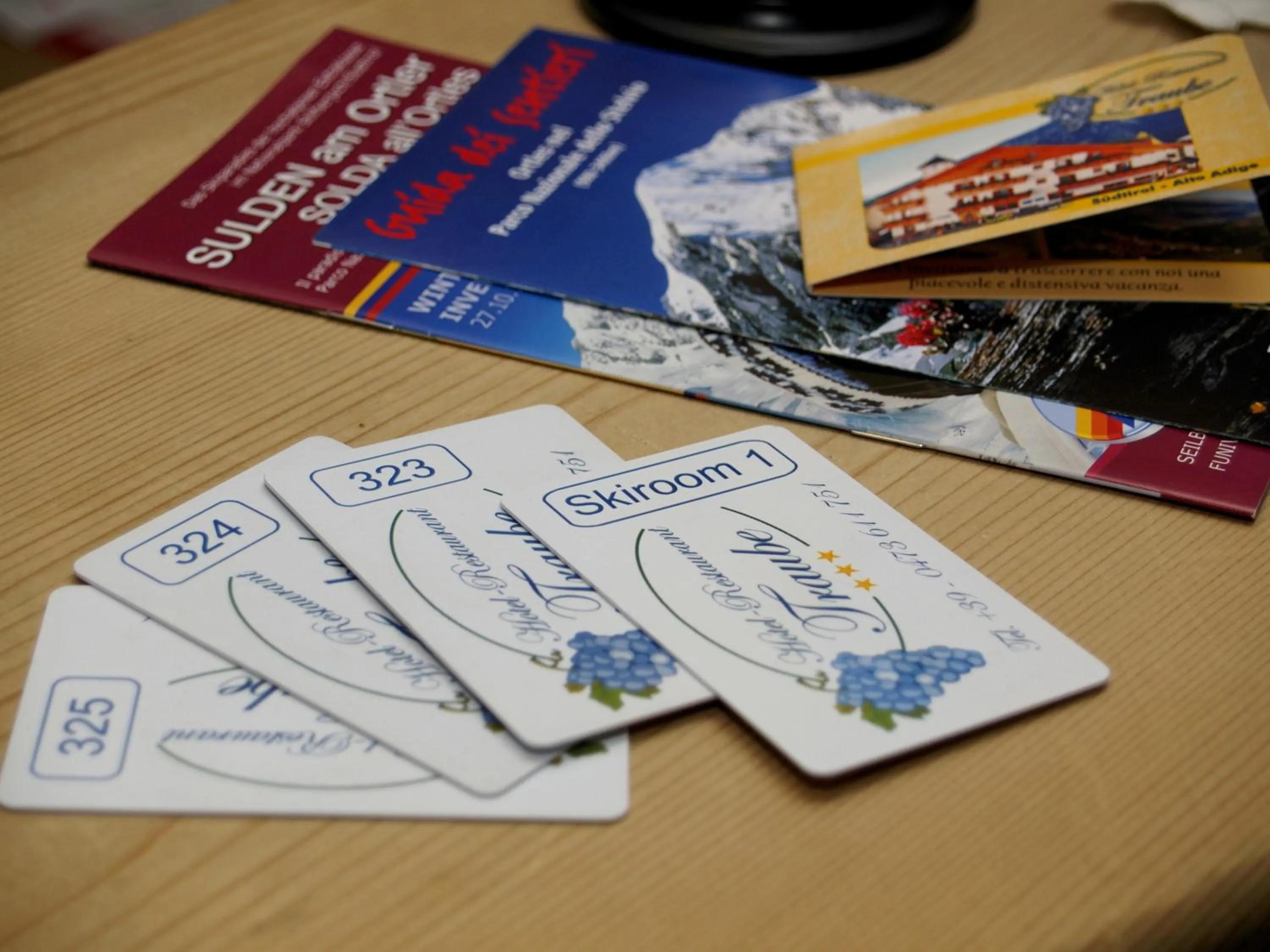 Decorative detail in Hotel Traube - Stelvio