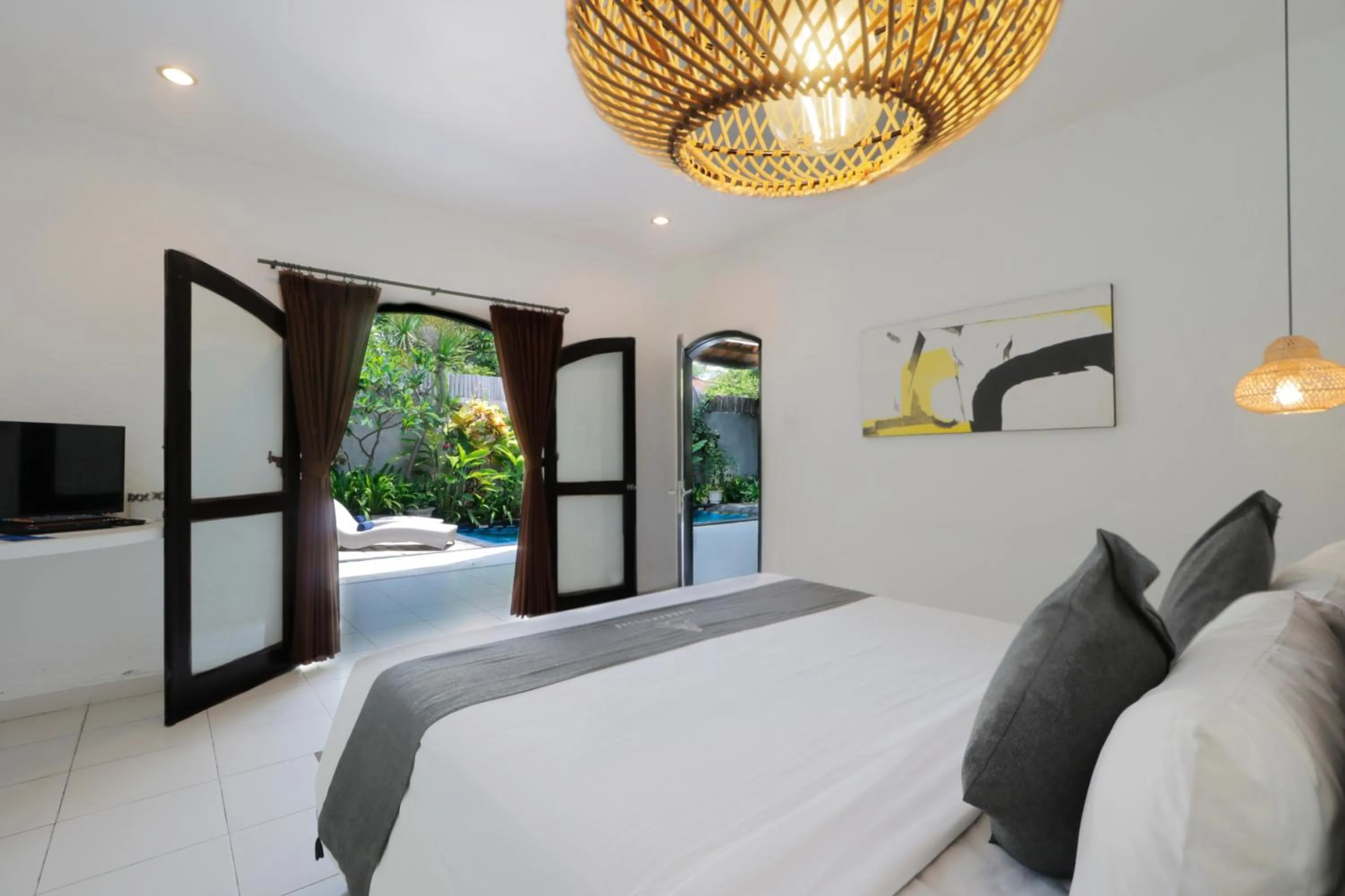 Bedroom, Bed in Singgah Villas Seminyak