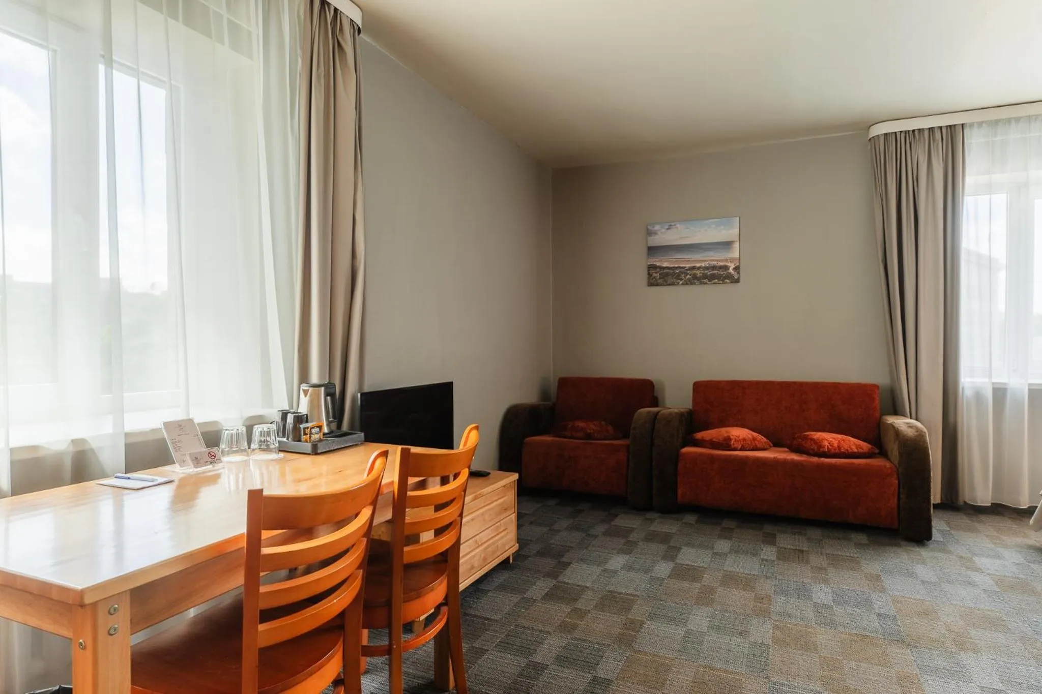 Seating area in Liva Hotel