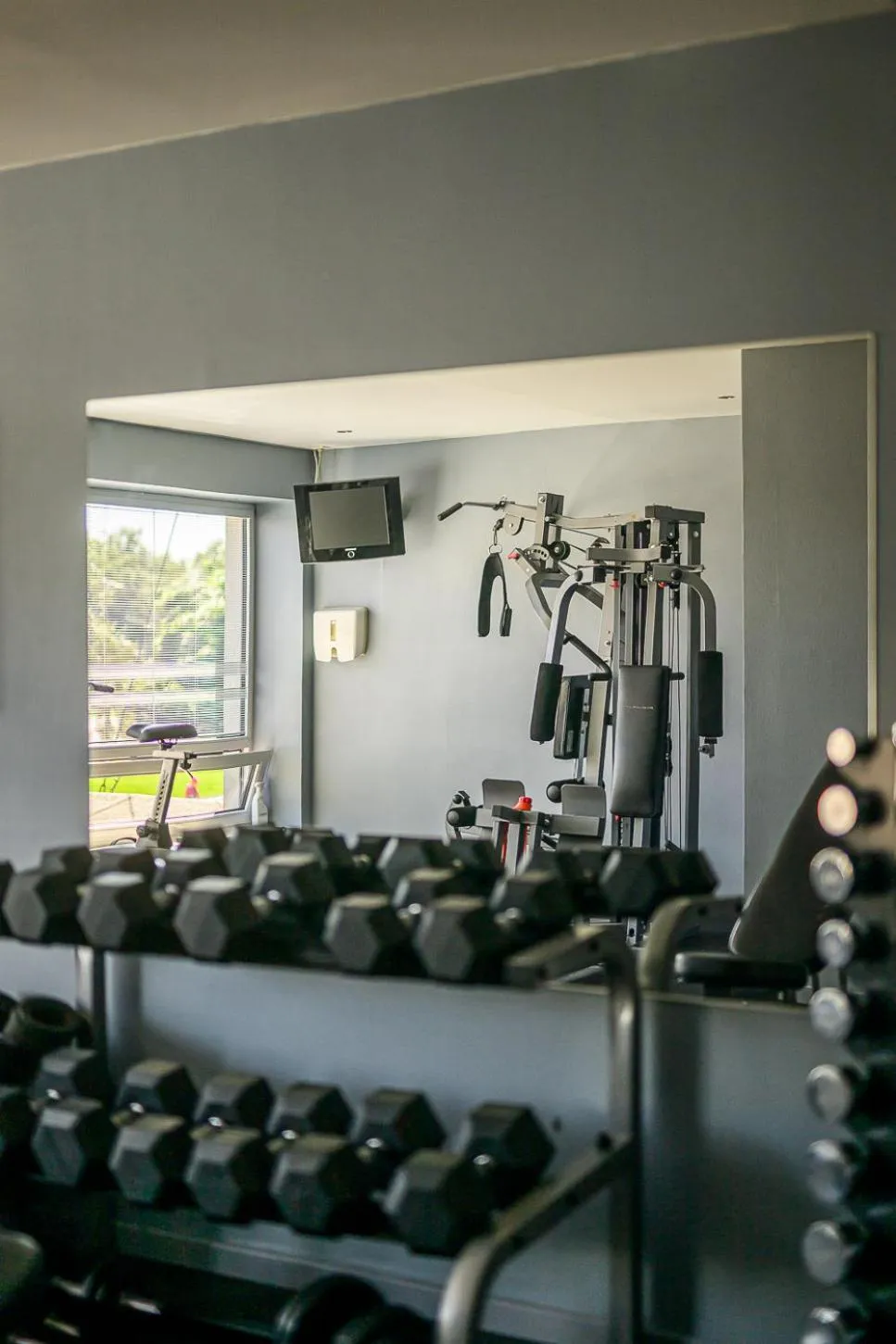 Fitness centre/facilities in Liva Hotel