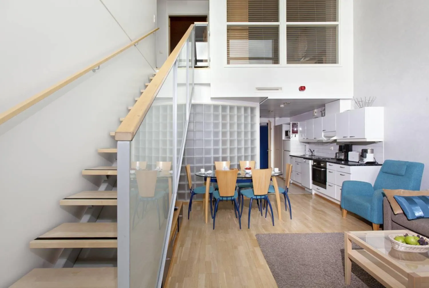 Kitchen or kitchenette in Holiday Club Tampereen Kehräämö Apartments