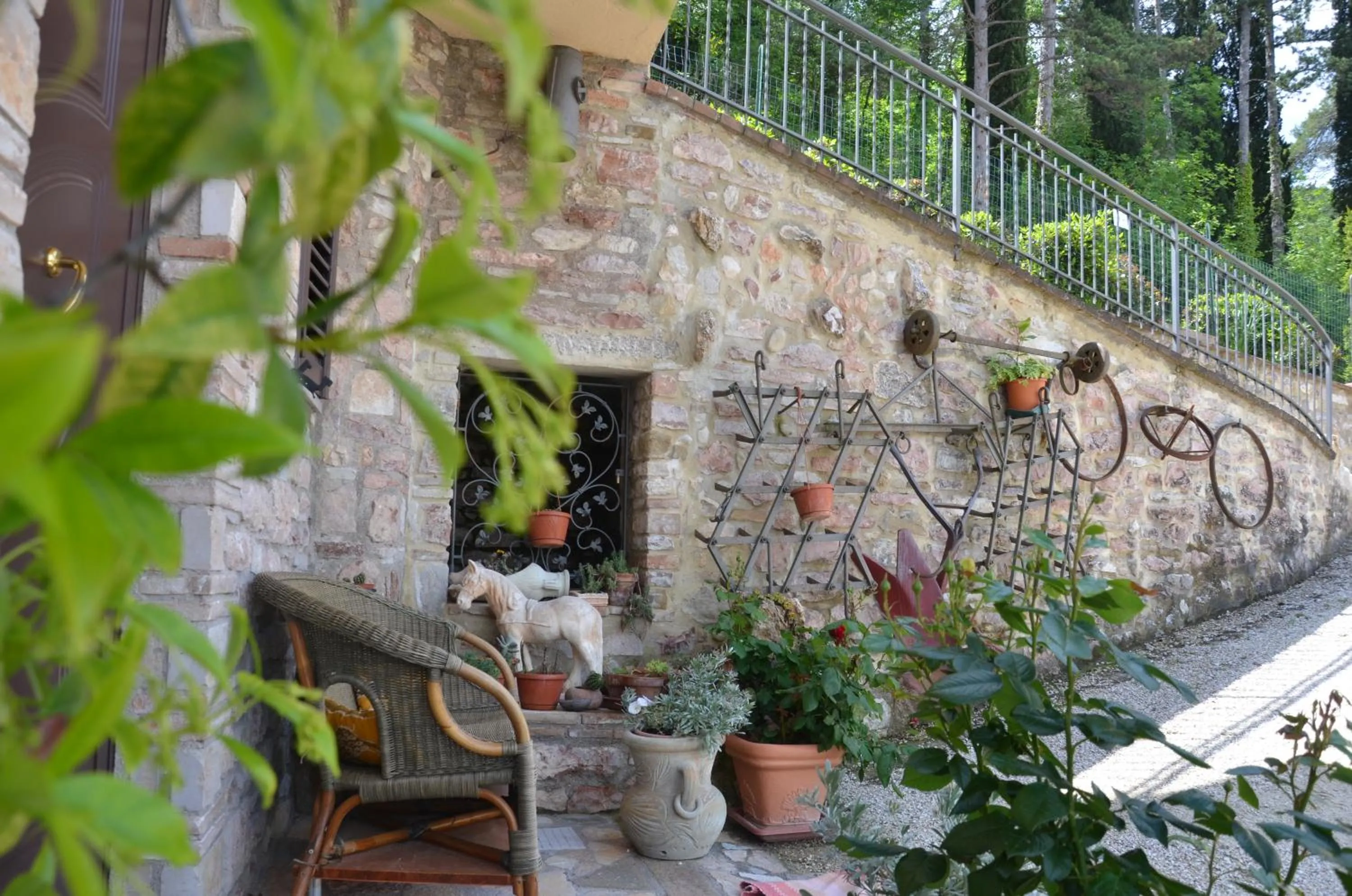 Natural landscape in B&B La Terrazza Del Subasio