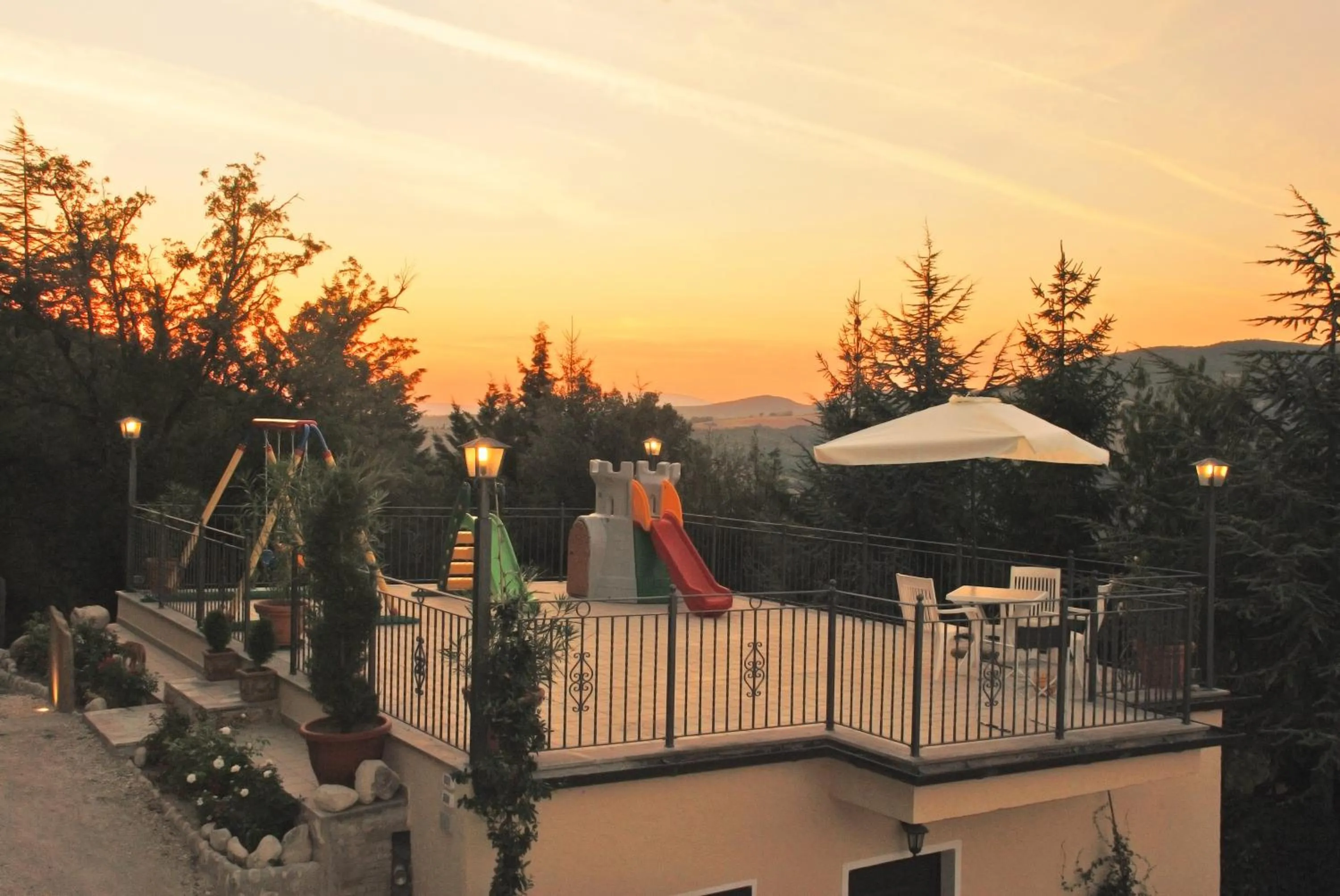 Balcony/Terrace in B&B La Terrazza Del Subasio