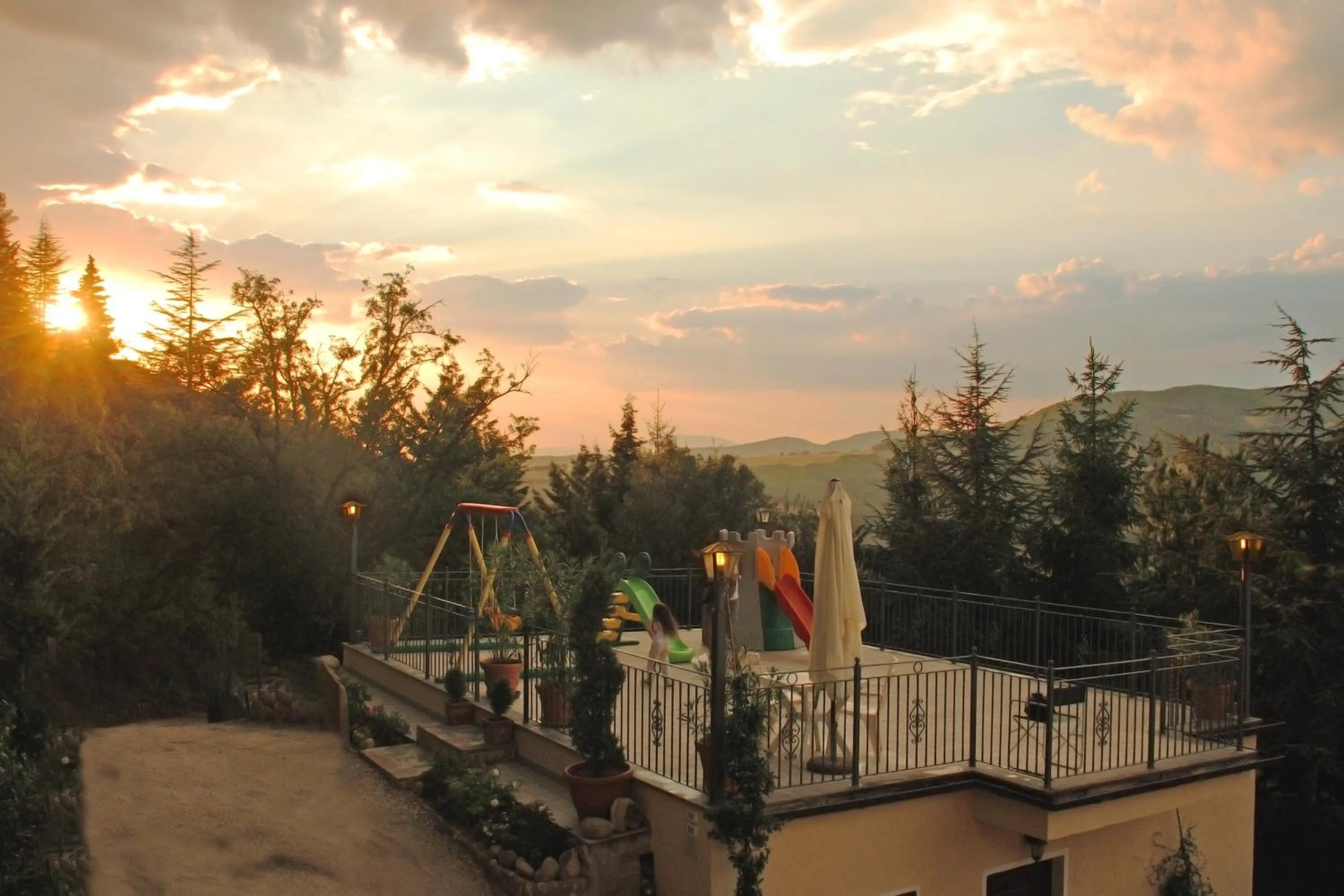 Balcony/Terrace in B&B La Terrazza Del Subasio