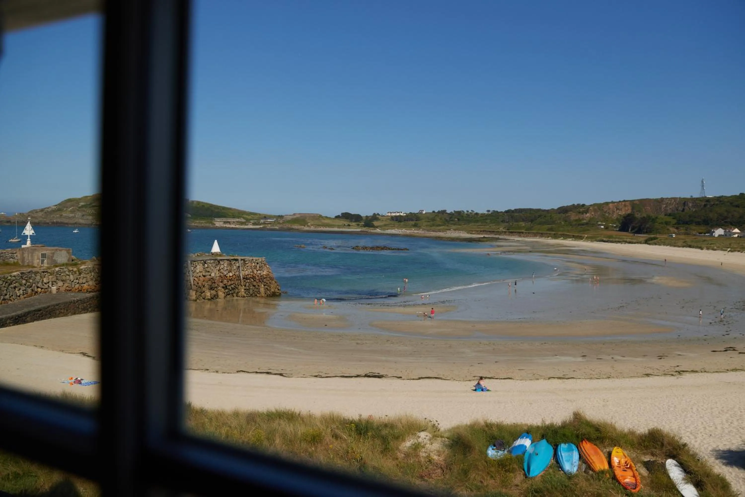 Sea view in Braye Beach Hotel, Alderney