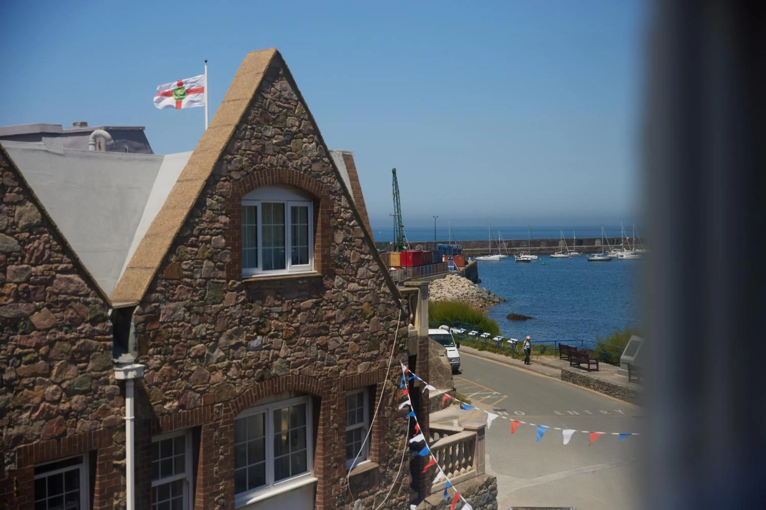 Sea view in Braye Beach Hotel, Alderney